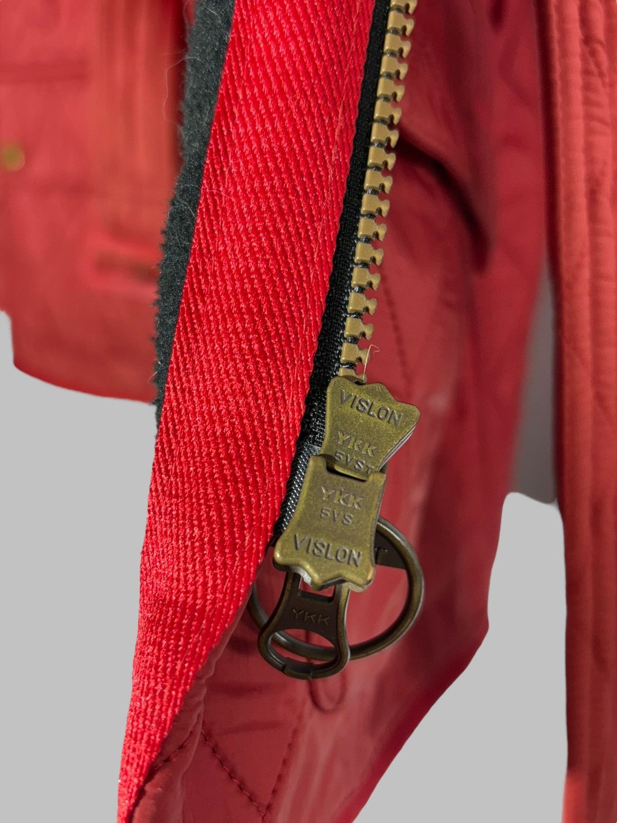 Barbour 🔥 BARBOUR INTERNATIONAL BELTED QUILTED JACKET MOTO HOT RED Size M / US 6-8 / IT 42-44 - 16 Thumbnail