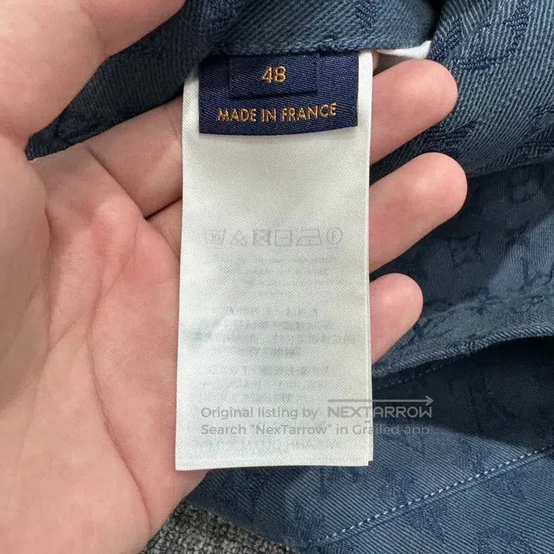 Louis Vuitton Louis Vuitton Blue full print denim jacket Size US M / EU 48-50 / 2 - 4 Thumbnail
