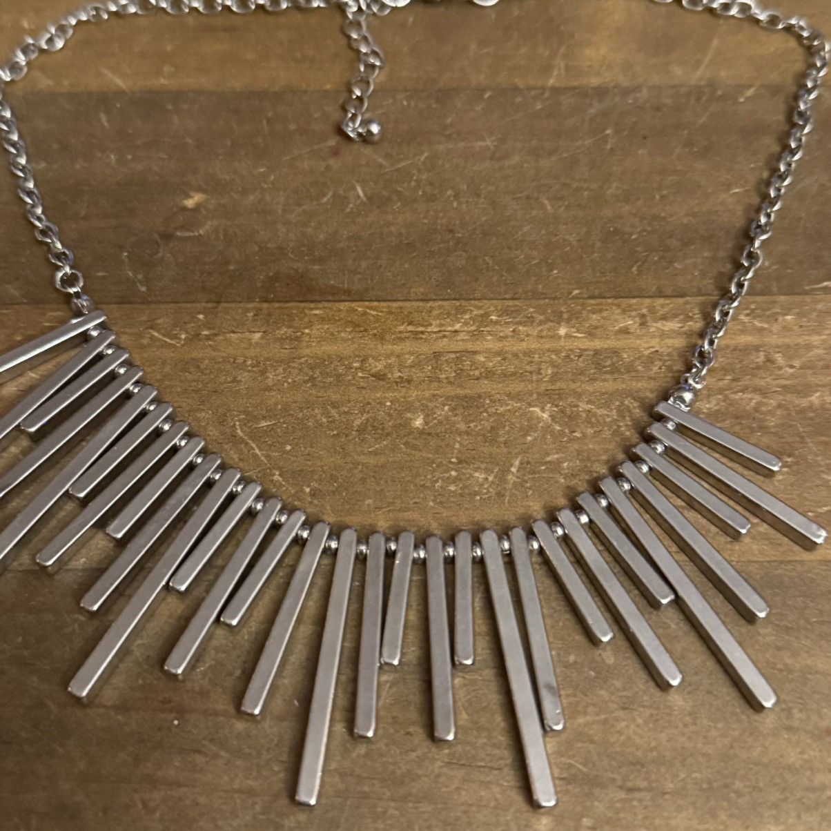 Other Silver tone spike fringe necklace Size ONE SIZE - 5 Thumbnail