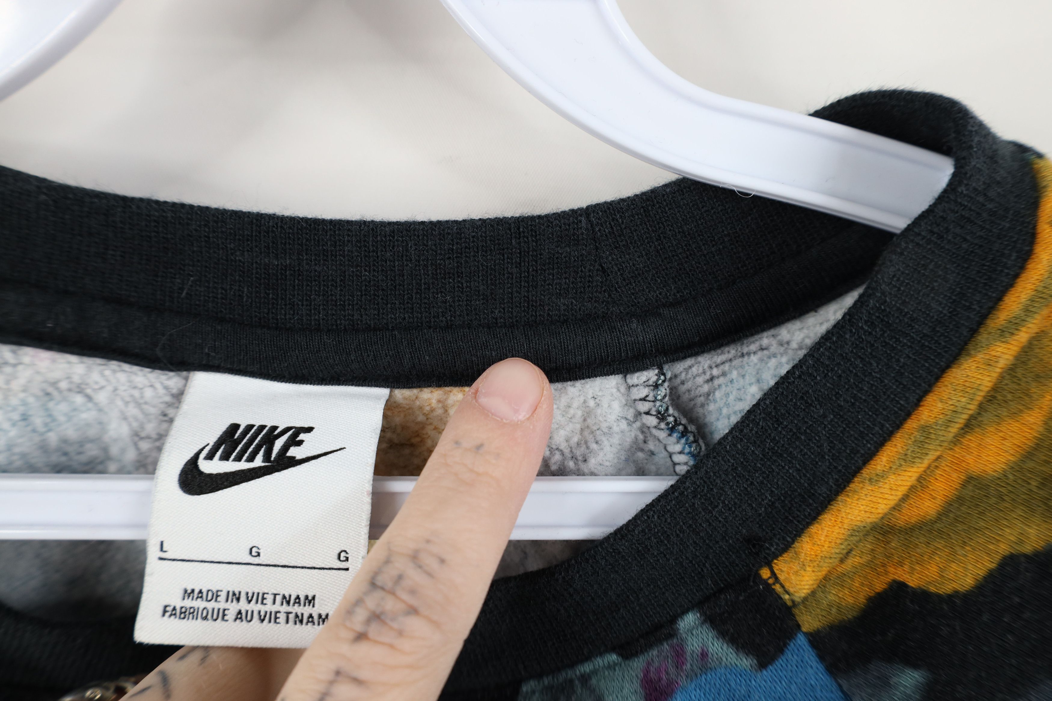 Nike Nike Floral Flower Power All Over Print Crewneck Sweatshirt Size L / US 10 / IT 46 - 7 Thumbnail