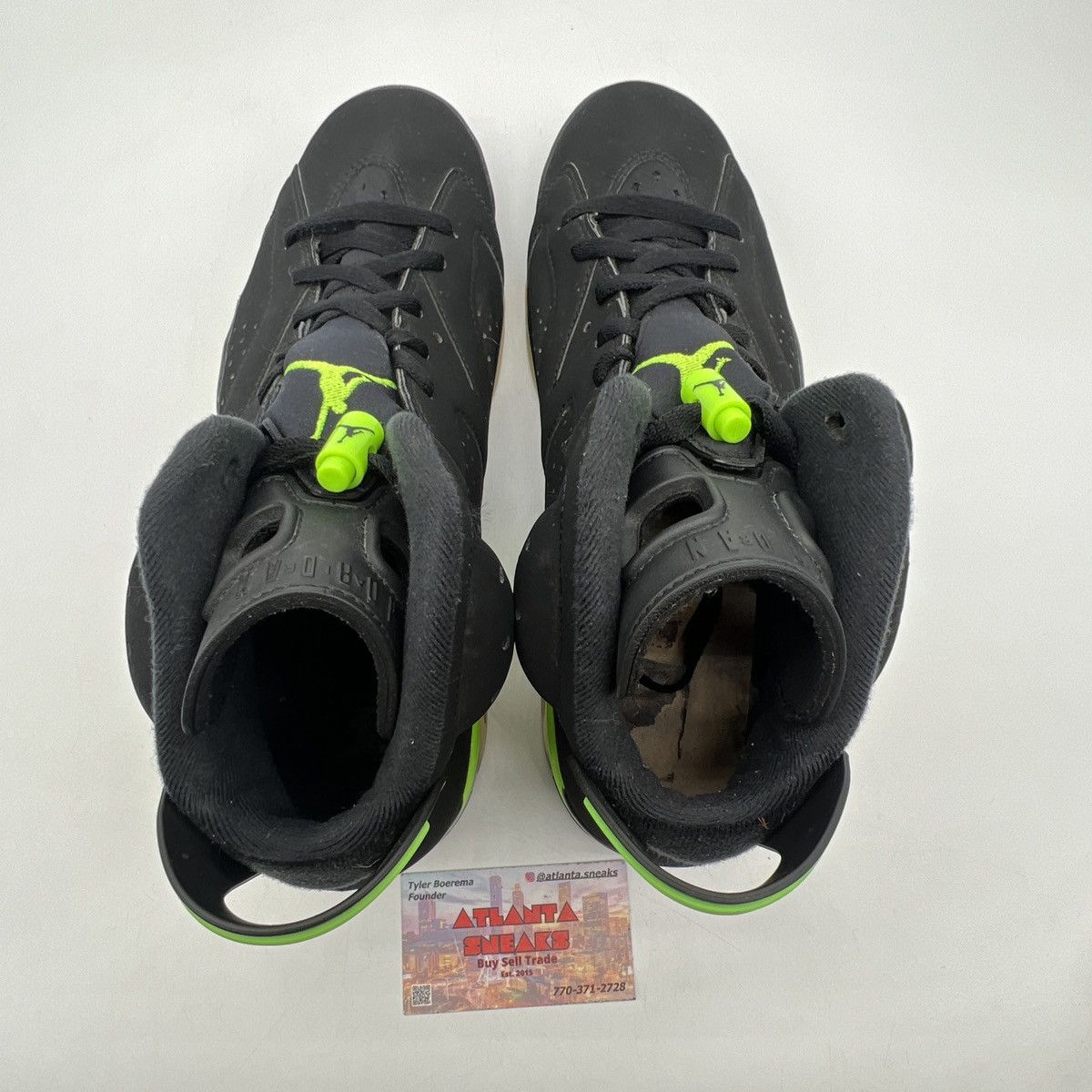 Jordan Brand Air Jordan 6 electric green Size US 11 / EU 44 - 8 Thumbnail