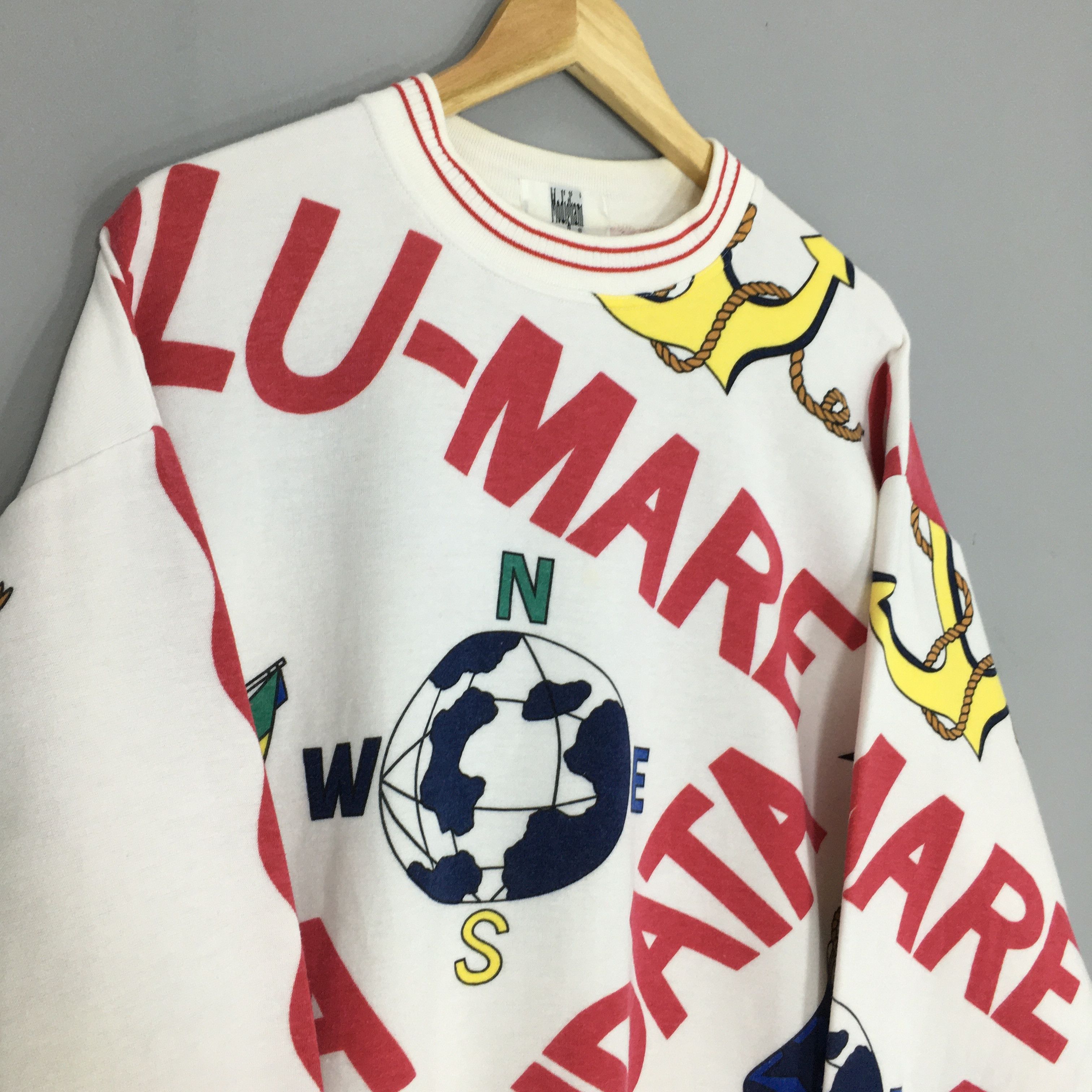Other RARE Vintage Modigliani Uomo Coordwear Italy Sweatshirt Size US L / EU 52-54 / 3 - 3 Thumbnail