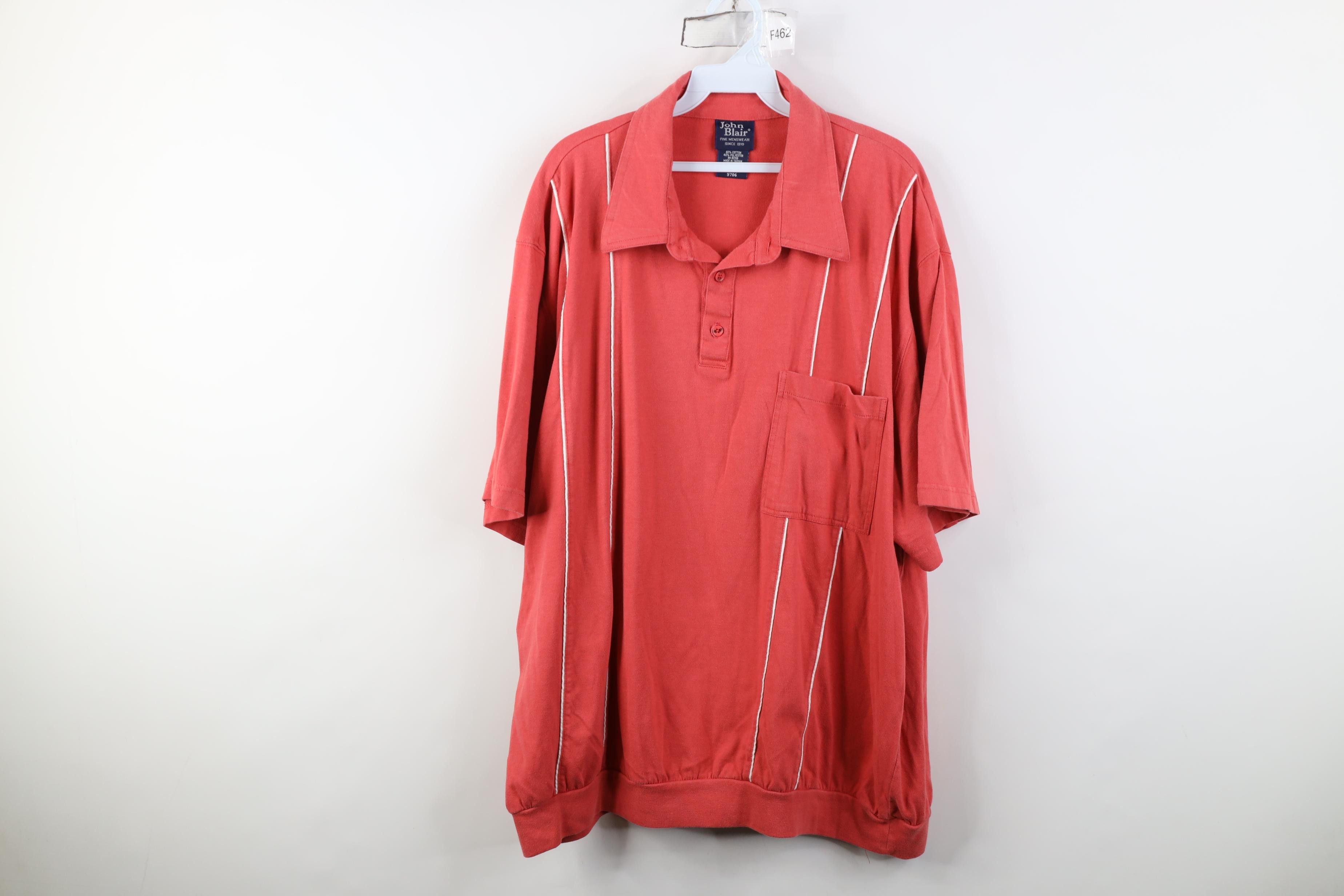Vintage Vintage 90s Streetwear Striped Knit Pullover Golf Polo Shirt Size US XXL / EU 58 / 5 - 1 Thumbnail