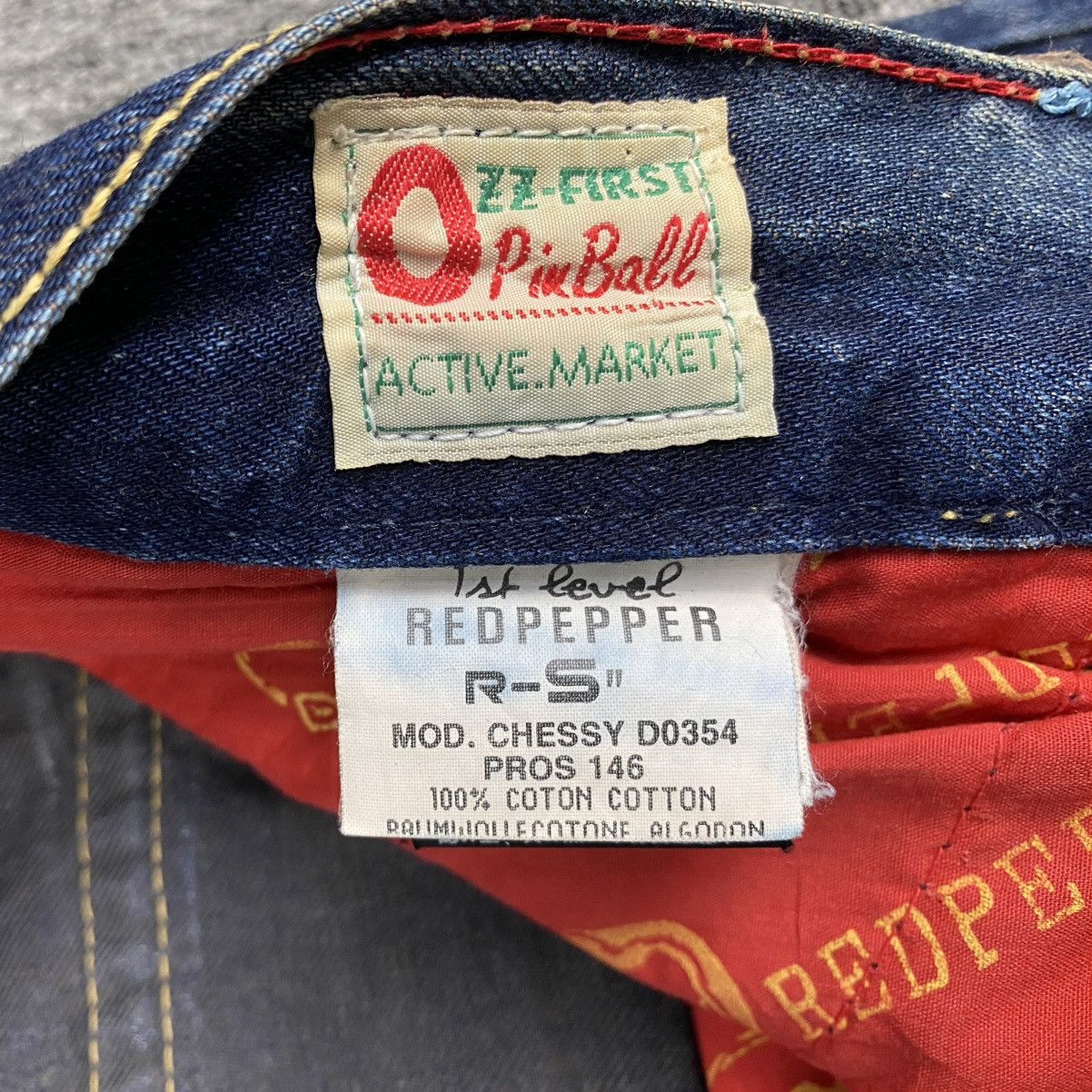 If Six Was Nine × Japanese Brand × Le Grande Bleu (L.G.B.) Distressed Redpepper Flare Jean Size US 30 / EU 46 - 7 Thumbnail