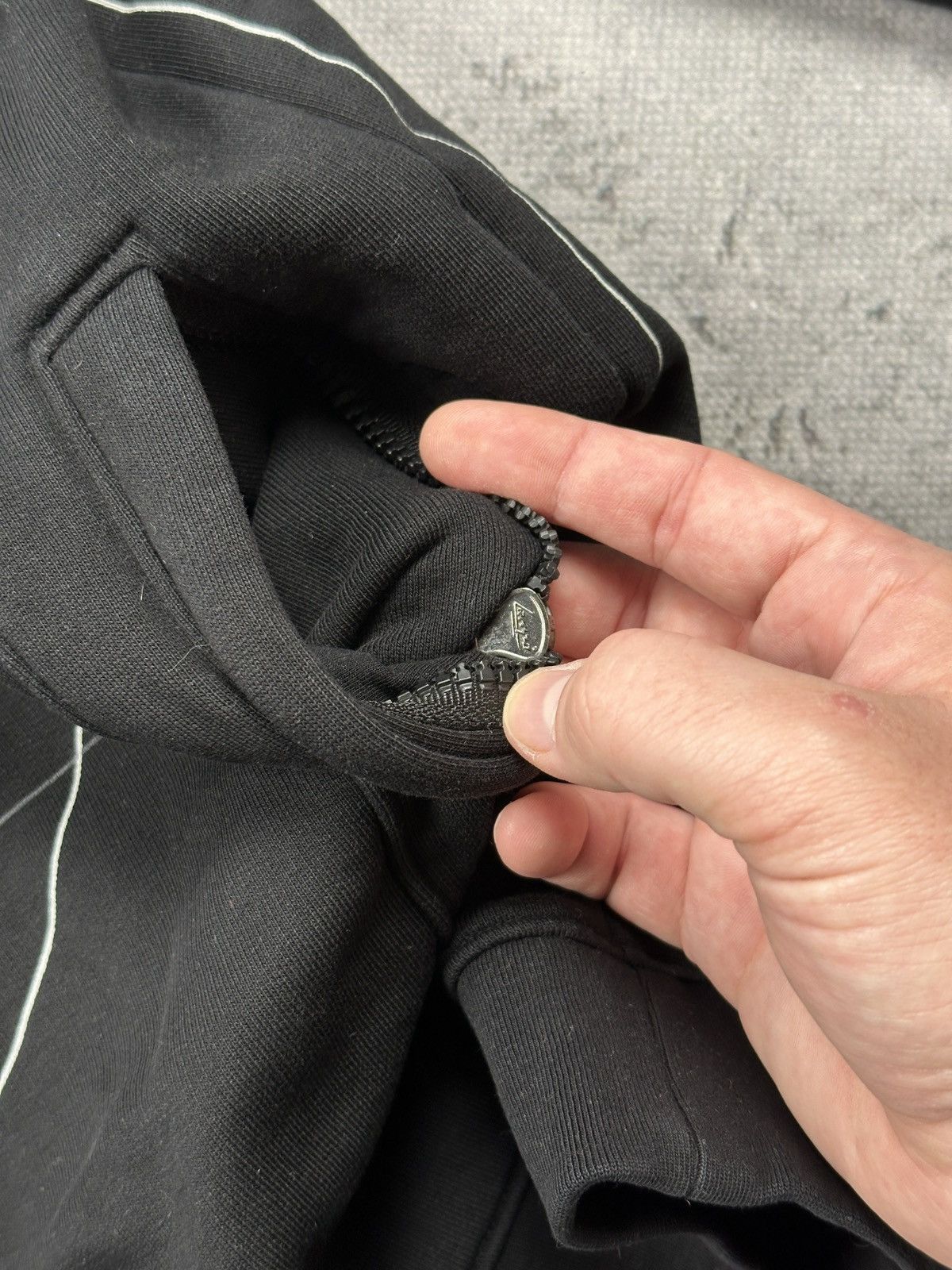 Versus Versace Versus Versace Black Full Zip Hoodie Geometric Print Rare S Size US S / EU 44-46 / 1 - 17 Thumbnail