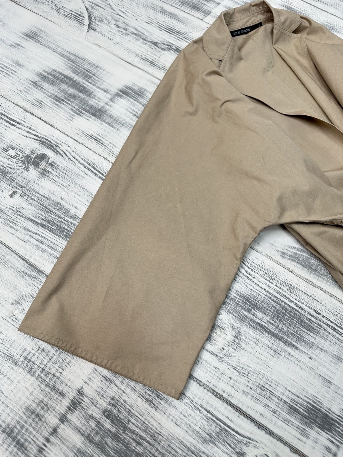 SOFIE D'HOORE SOFIE D’HOORE Belgium Open Front Coat Jacket Beige size 34 Size XS / US 0-2 / IT 36-38 - 13 Thumbnail