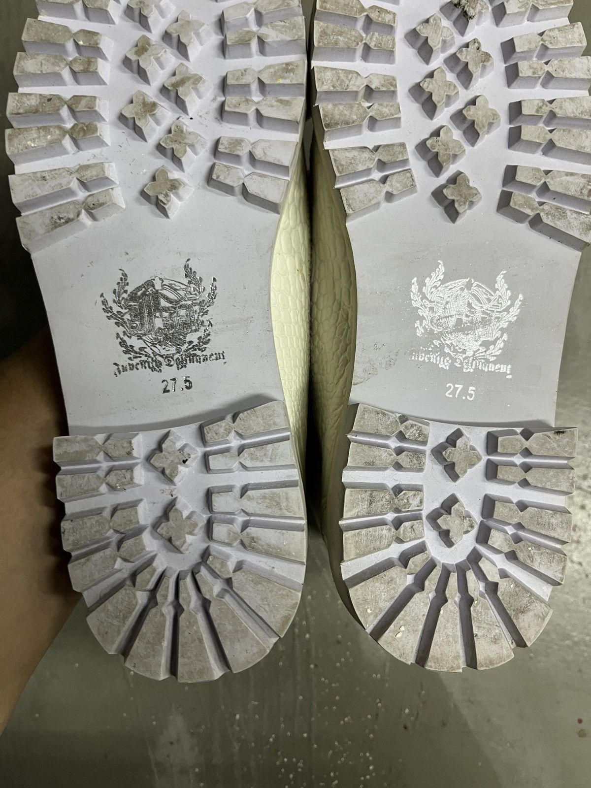 14th Addiction Juvenile Delinquent Balenciaga Style Crocodile Leather Boots Size US 9.5 / EU 42-43 - 11 Thumbnail