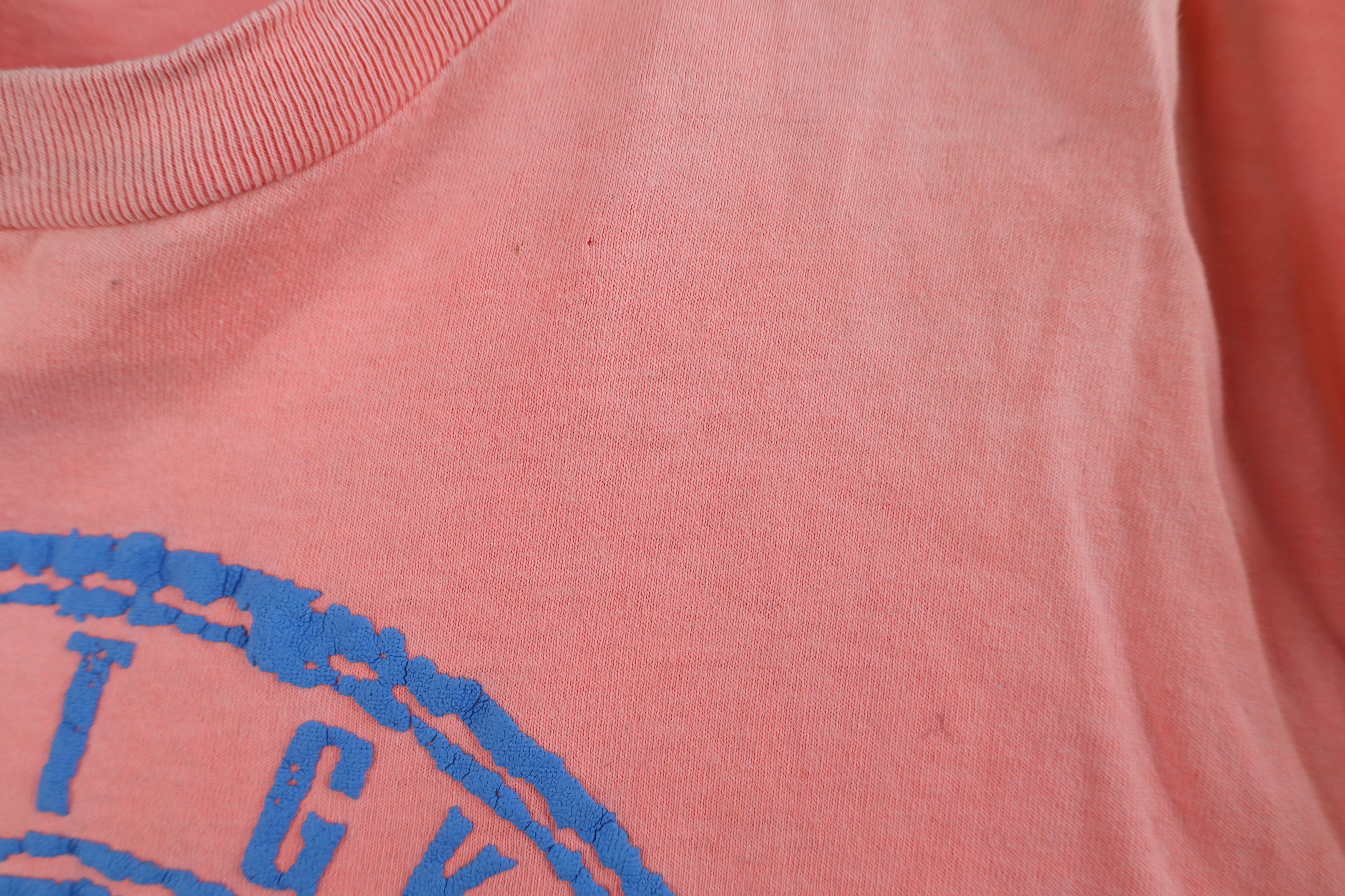 Vintage Vintage 90s LA Gear Paint Cropped Street Gym T-Shirt USA Size ONE SIZE - 5 Thumbnail