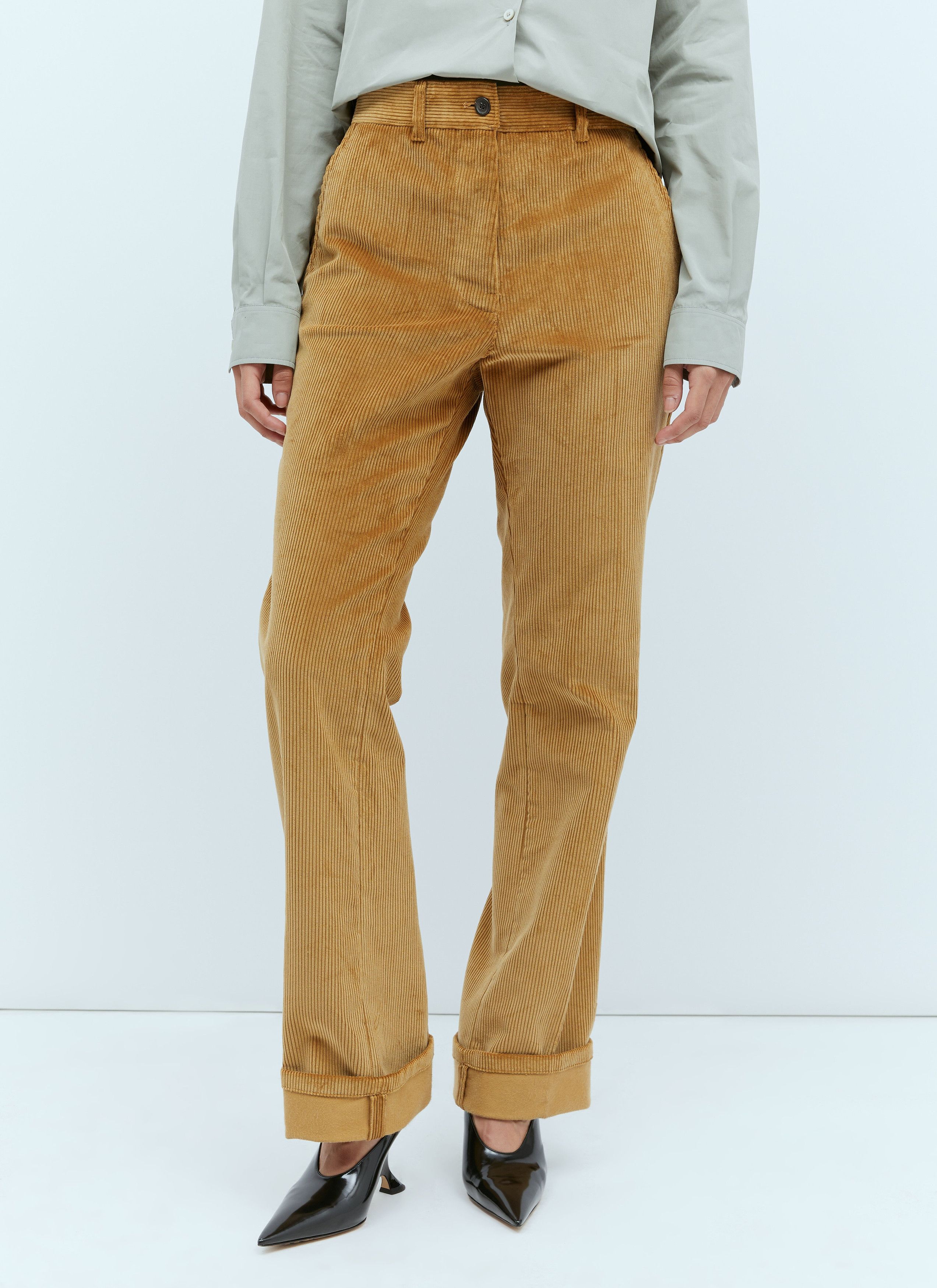 Miu Miu Corduroy Pants Size 26" / US 2 / IT 38 - 1 Thumbnail