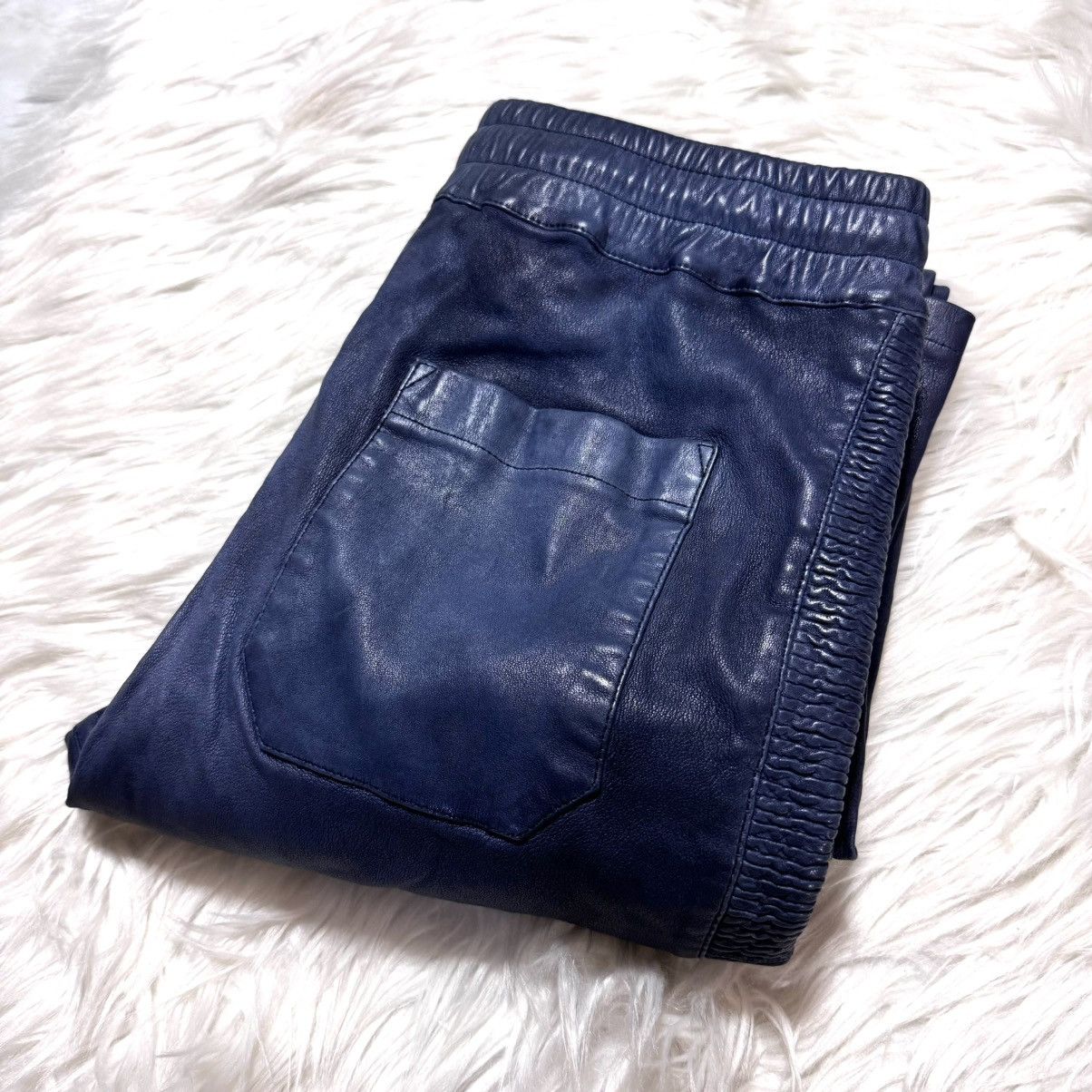 Balmain Balmain Homme Super Stretch Lamb Leather Biker Pants Size US 28 / EU 44 - 13 Thumbnail