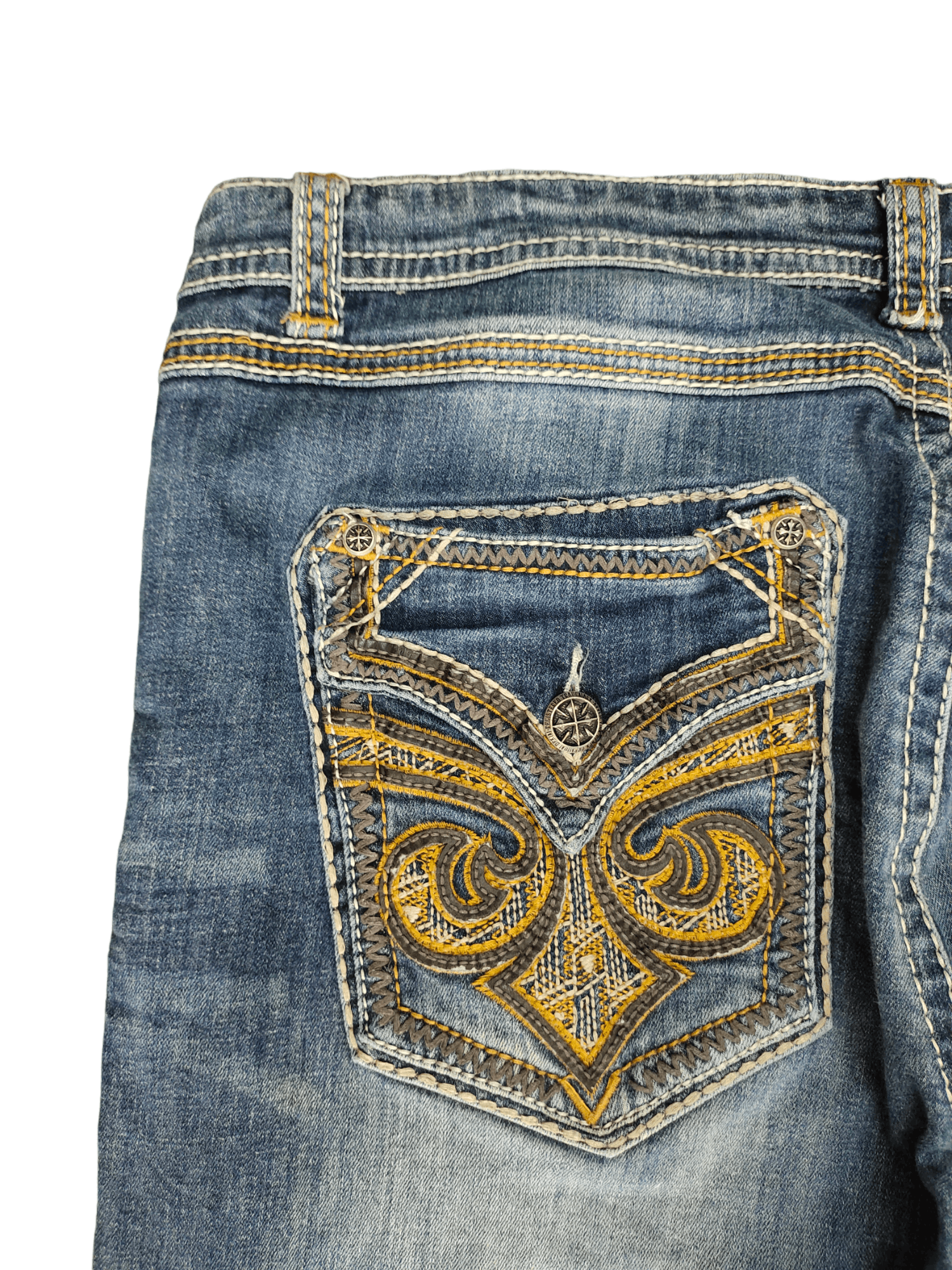 Affliction Affliction Blake Handcrafted Embroidered Jeans Y2k Ed Hardy Size US 42 / EU 58 - 7 Thumbnail