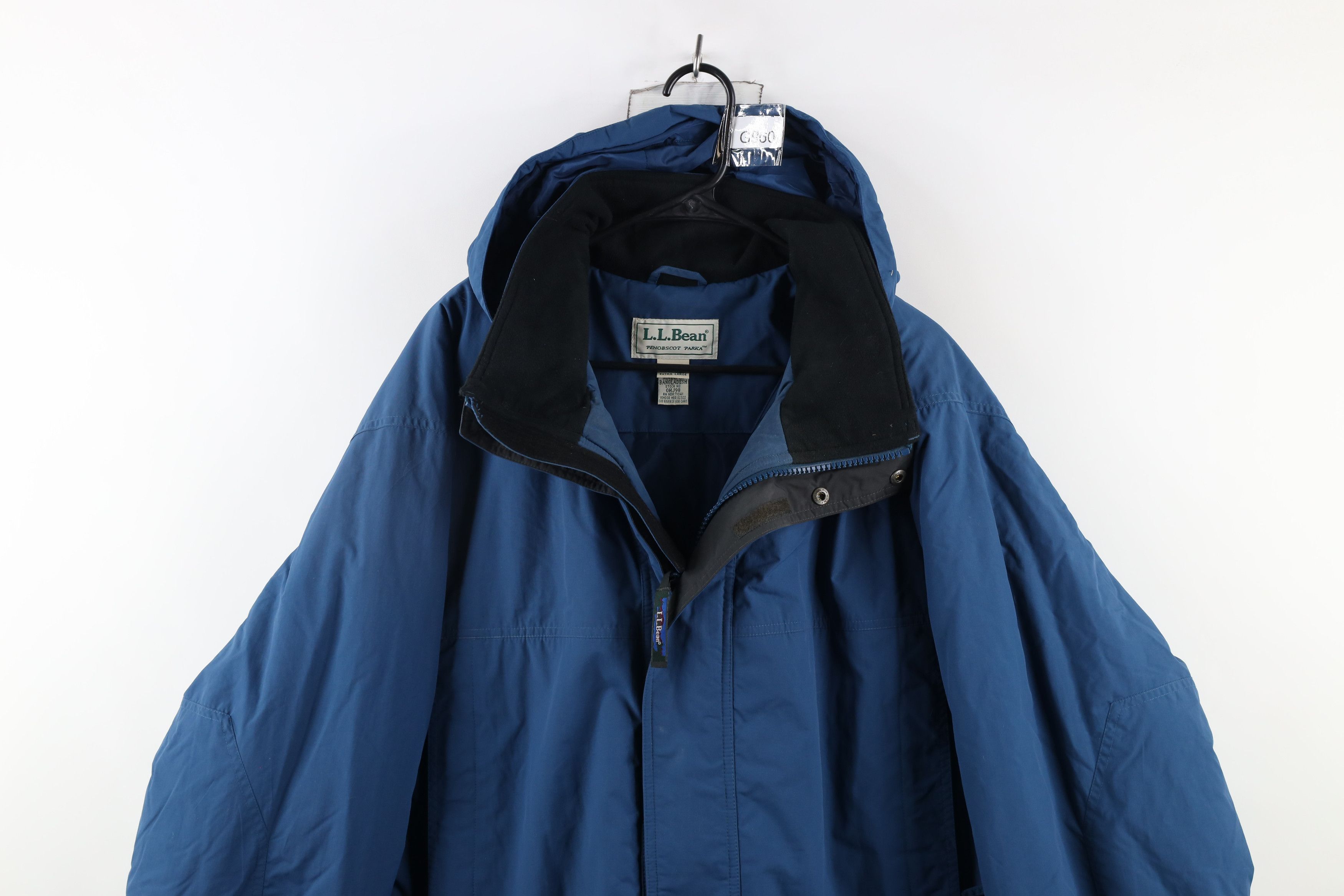 L.L. Bean × Vintage Vintage 90s LL Bean Spell Out Penobscot Hooded Parka Jacket Size US XL / EU 56 / 4 - 2 Thumbnail