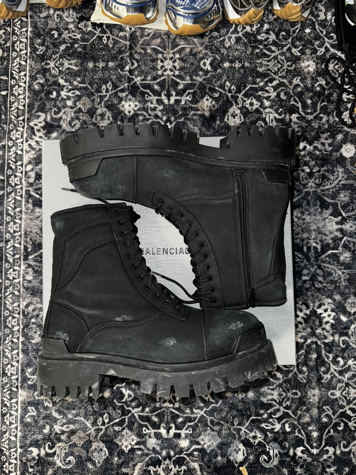 Balenciaga BALENCIAGA BLACK STRIKE BOOTS SIZE 43 NEW Size US 10 / EU 43 - 5 Thumbnail