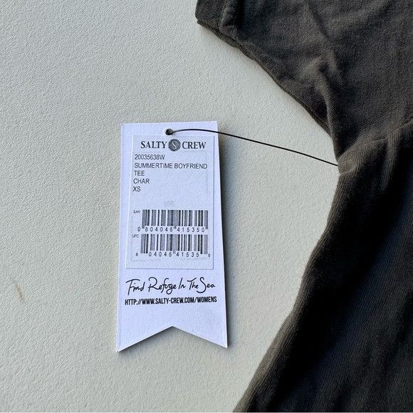 Other NWT SALTY CREW SUMMERTIME BOYFRIEND CHARCOAL T-SHIRT SZ S Size S / US 4 / IT 40 - 5 Thumbnail