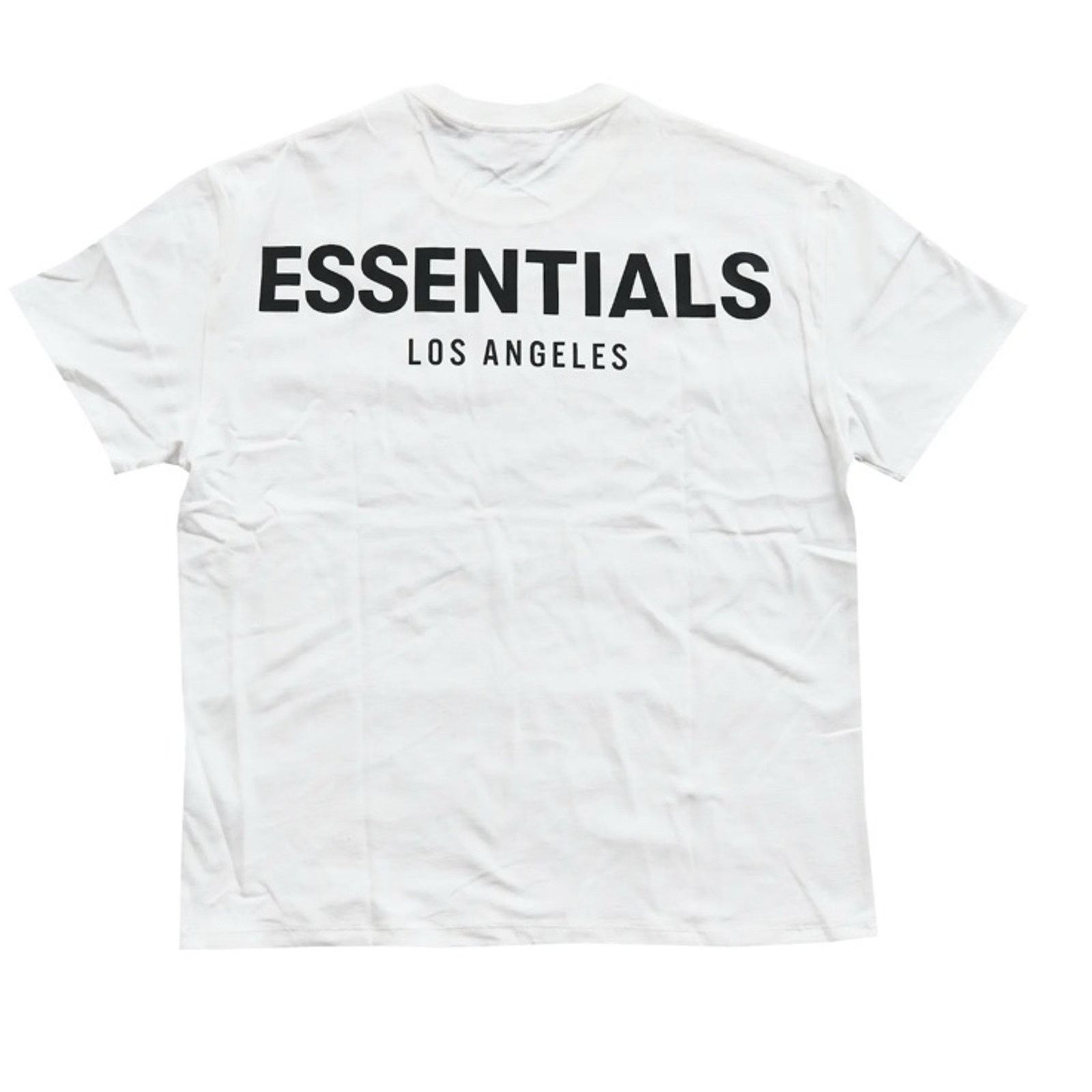 fear of god essentials los angeles 3m boxy t shirt