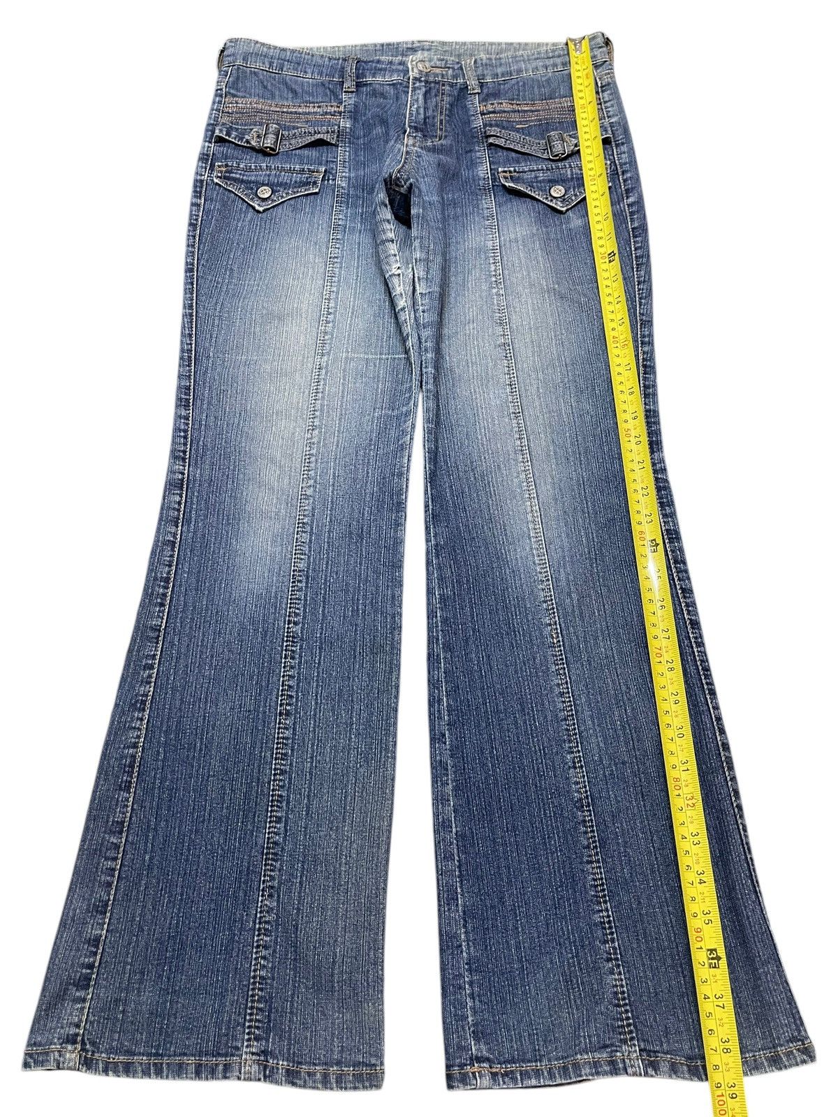 Hysteric Glamour Vintage Japanese Brand Faded Wash Avant Garde Wide Leg Size US 32 / EU 48 - 12 Thumbnail