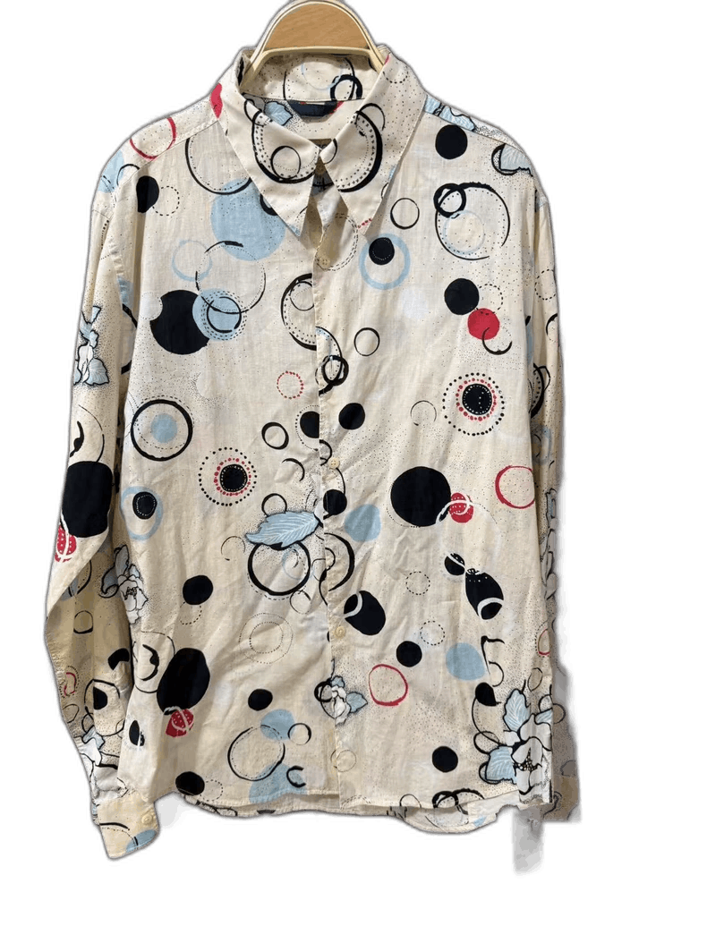 Kenzo Kenzo Long Sleeve Shirt with Abstract Prints Size US L / EU 52-54 / 3 - 1 Thumbnail