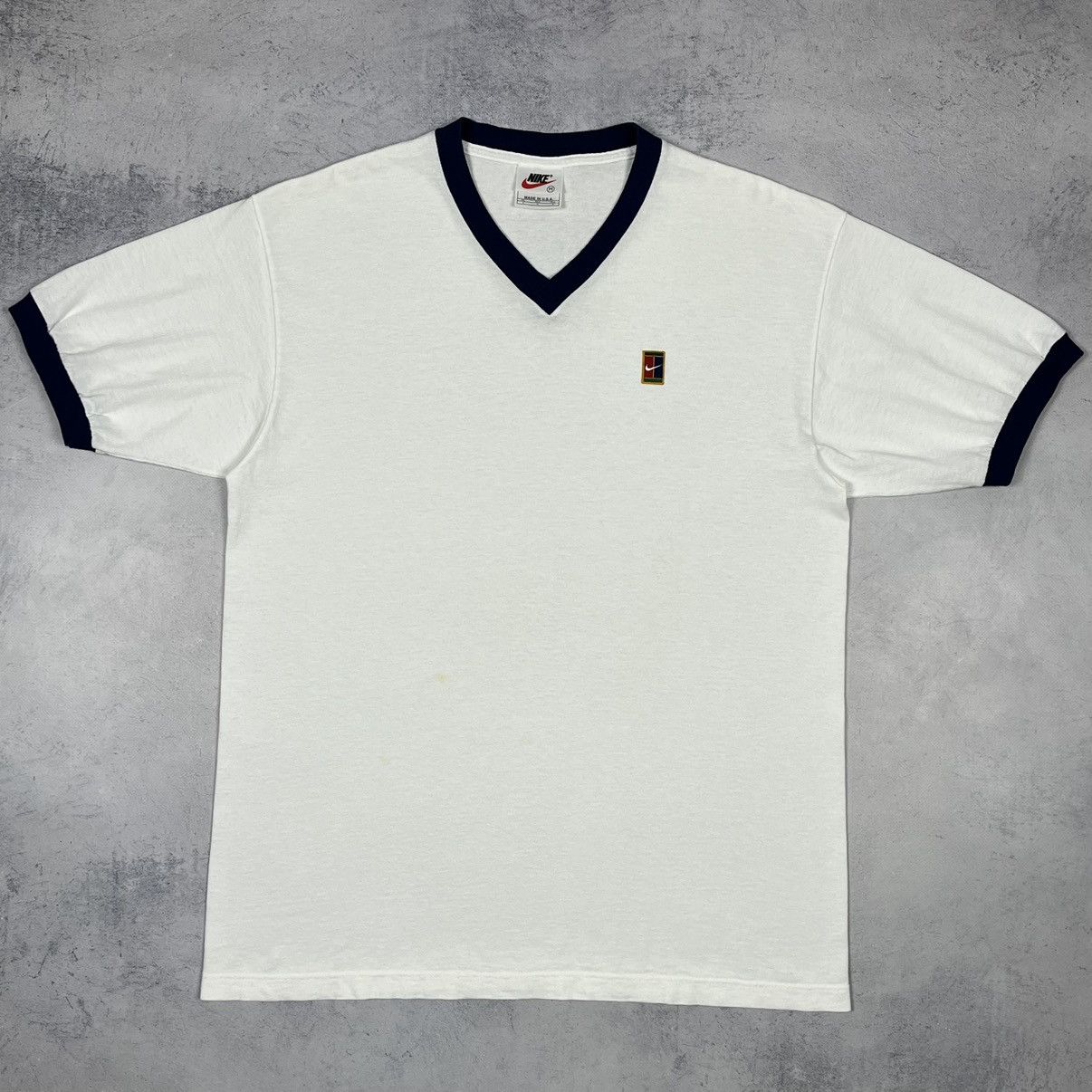 Nike Vintage Nike Challenge Court Classic Logo T Shirt 90’s Size US M / EU 48-50 / 2 - 2 Thumbnail