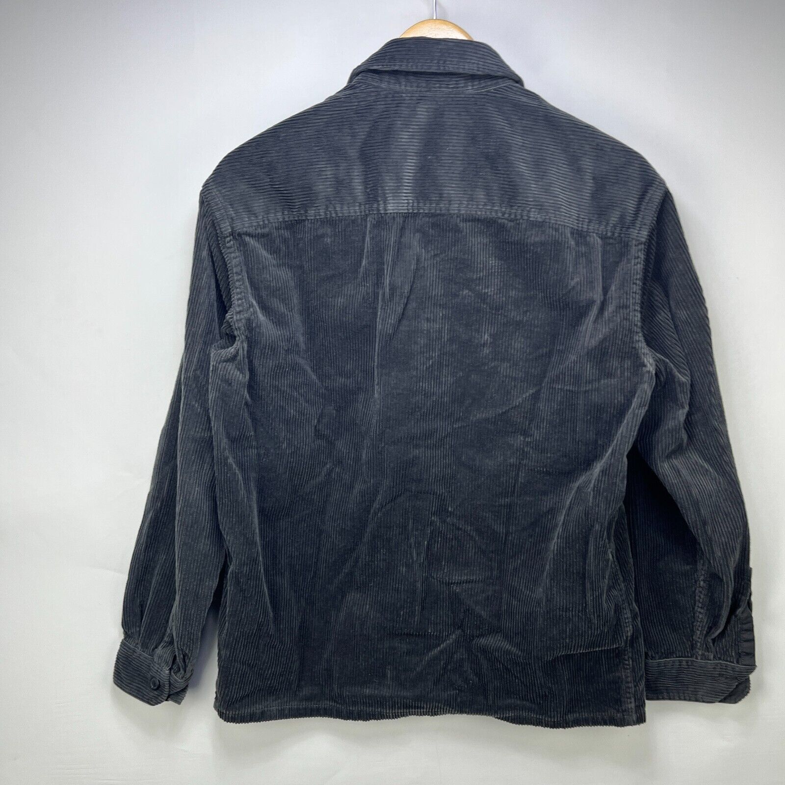 Uniqlo × Vintage Uniqlo Corduroy Button Up Shirt XS Dark Gray Longsleeve Size US XS / EU 42 / 0 - 11 Thumbnail