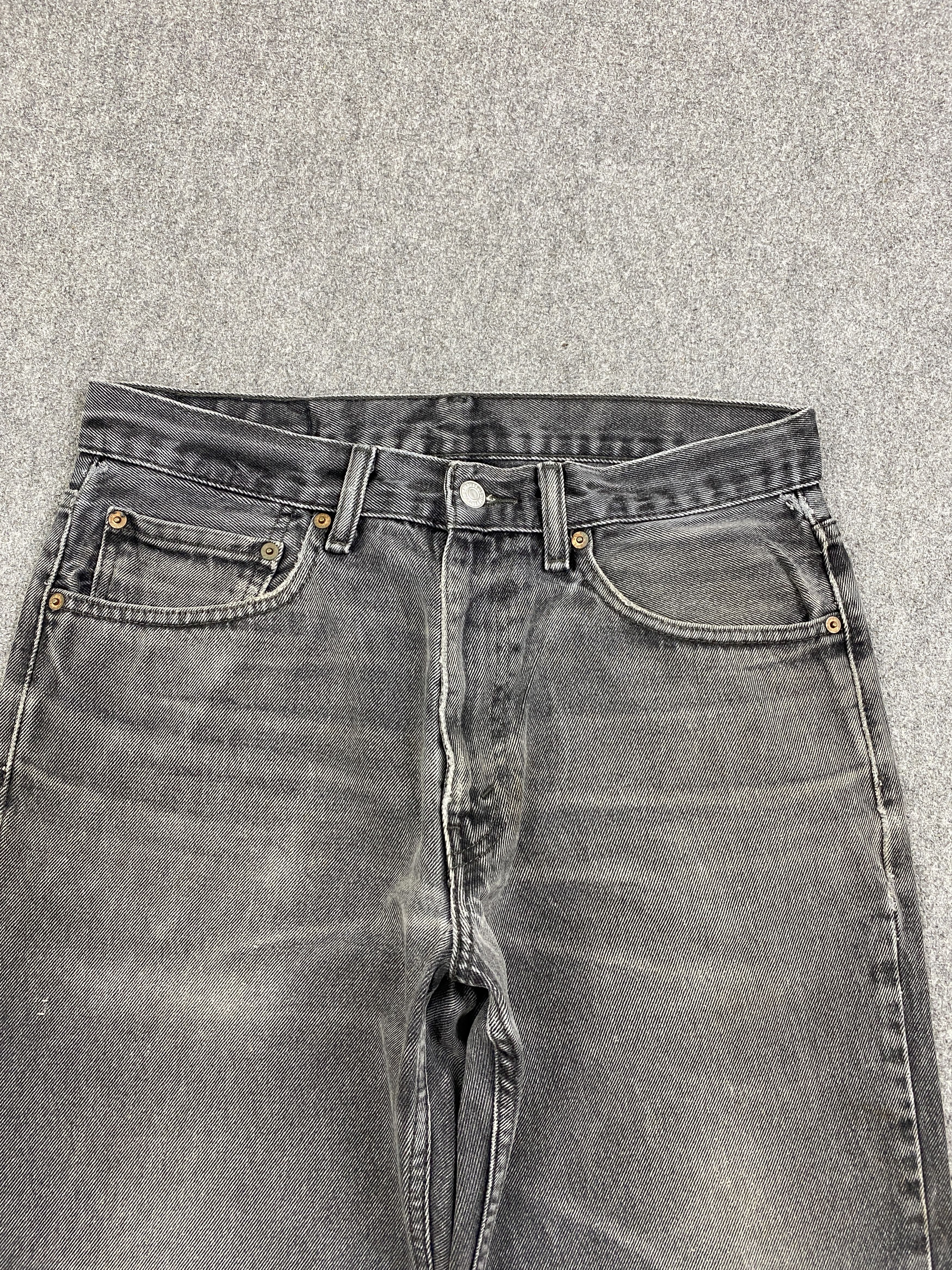 Levi's Vintage Levis 505 Faded Black Jeans DJ0051 Size US 32 / EU 48 - 2 Thumbnail