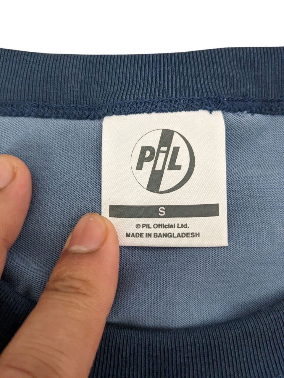 Band Tees PUBLIC IMAGE LTD BLUE INDIGO RINGER BANDTEE Size US S / EU 44-46 / 1 - 5 Thumbnail