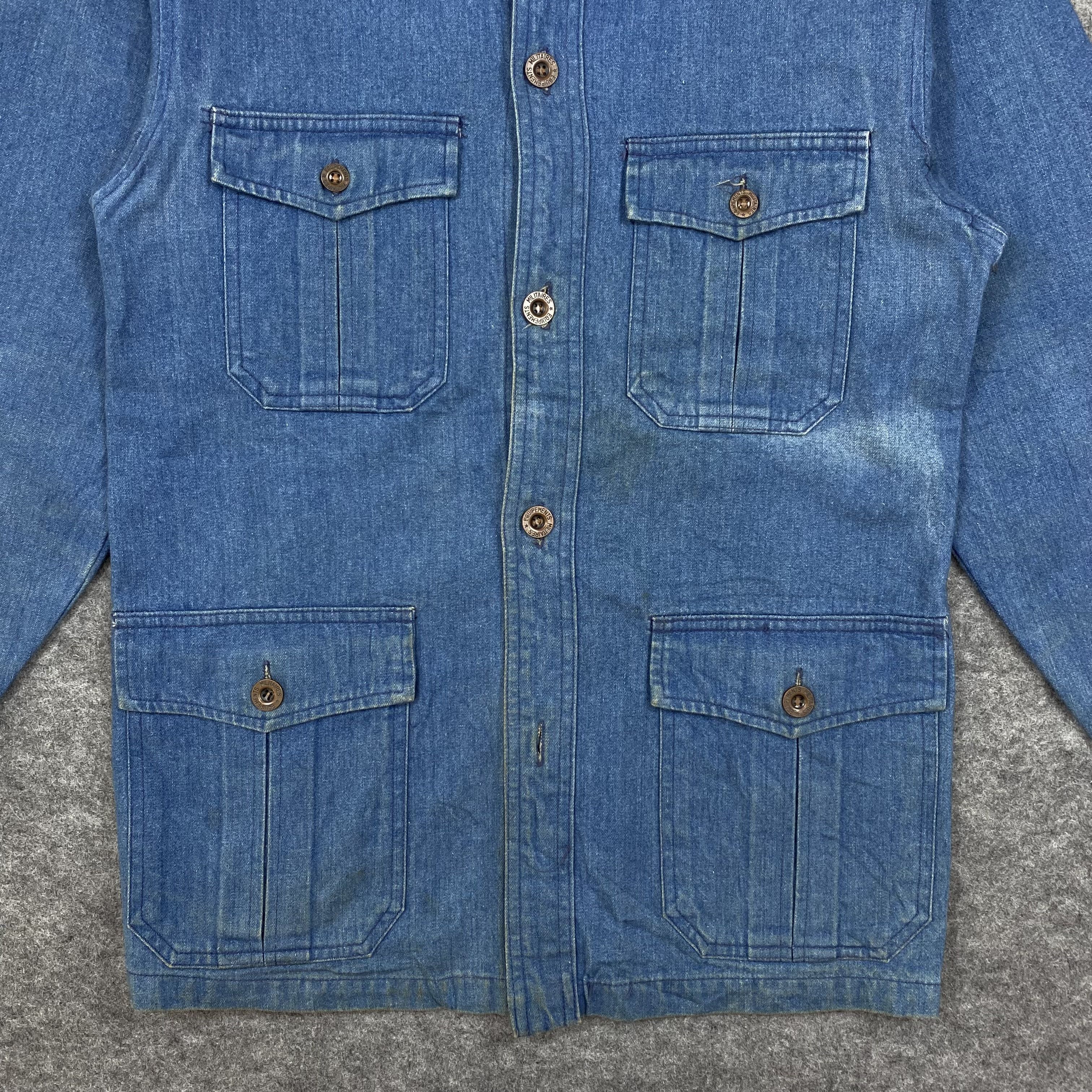 Vintage Vintage 70s GUNY Japan Denim Safari Jacket-J658 Size US S / EU 44-46 / 1 - 6 Thumbnail