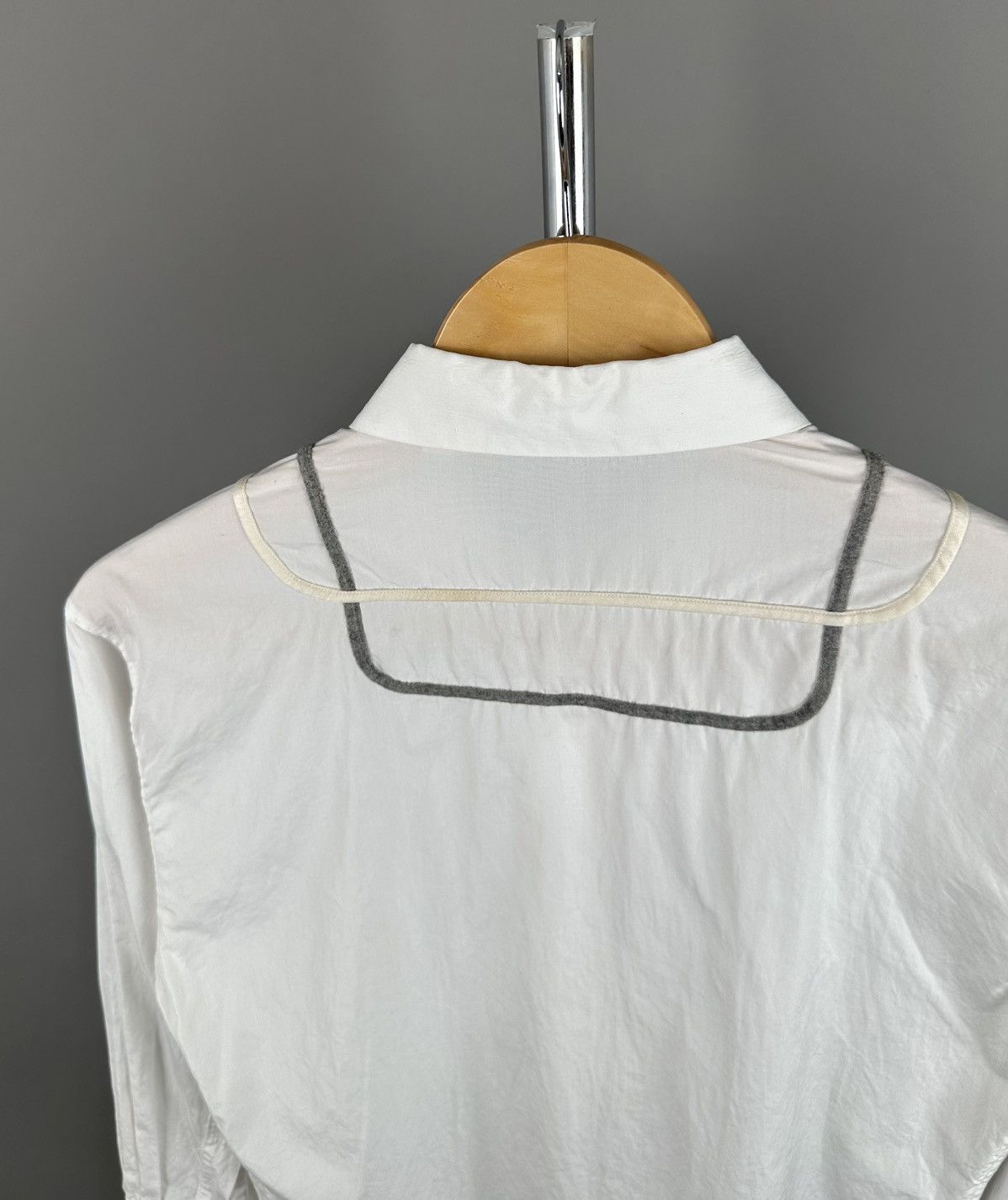 Hermes Hermes - Pipping Lines - Button Down Shirt Size US S / EU 44-46 / 1 - 7 Thumbnail