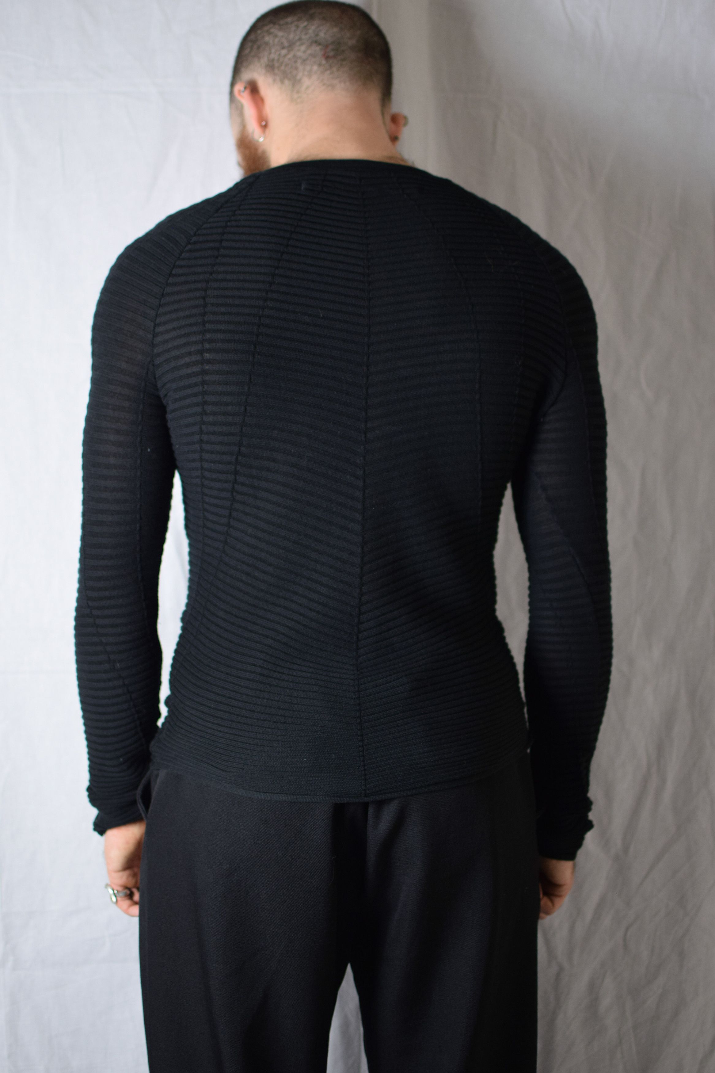 Julius Julius SS14 Ghost Ribbed Knit Top - 457KNM2 Size US M / EU 48-50 / 2 - 7 Thumbnail