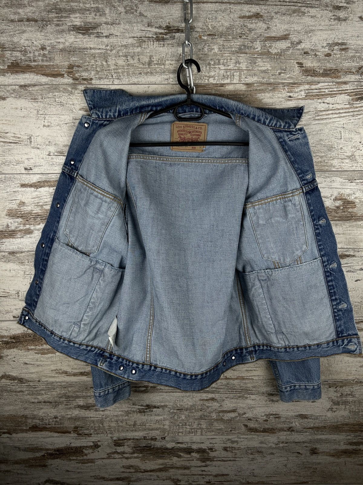 Levi's × Levi's Vintage Clothing × Vintage Mens Vintage Levis Denim jacket trucker y2k streetwear rare Size US M / EU 48-50 / 2 - 15 Thumbnail