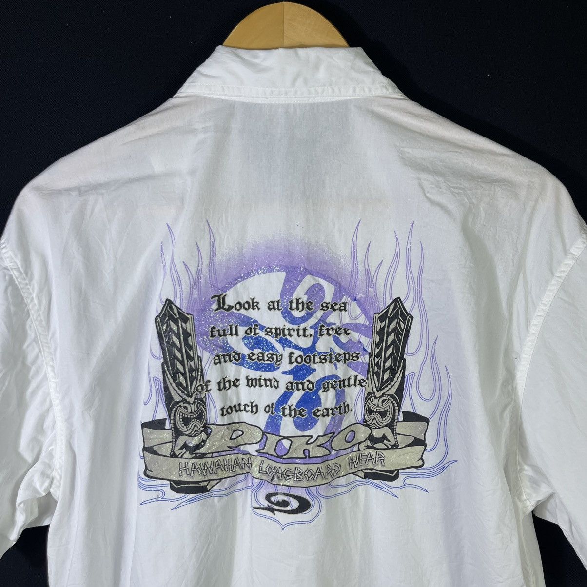 Vintage Vintage Piko Surf Longboard Flame🔥 Zipper Shirt Size US L / EU 52-54 / 3 - 7 Thumbnail
