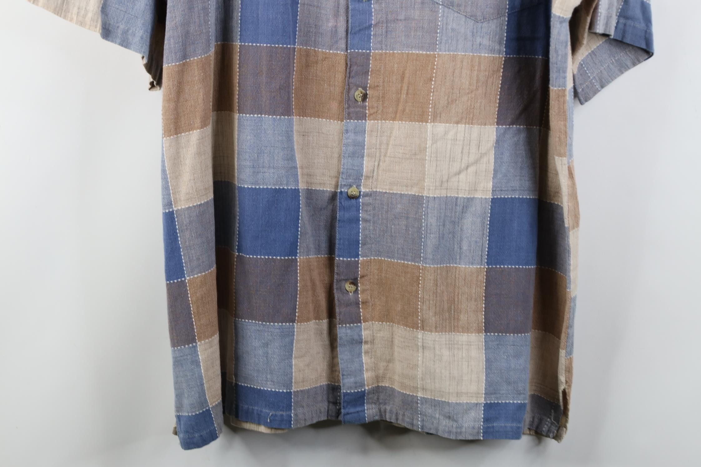 Vintage Vintage 90s Streetwear Short Sleeve Collared Button Shirt Size US XL / EU 56 / 4 - 3 Thumbnail