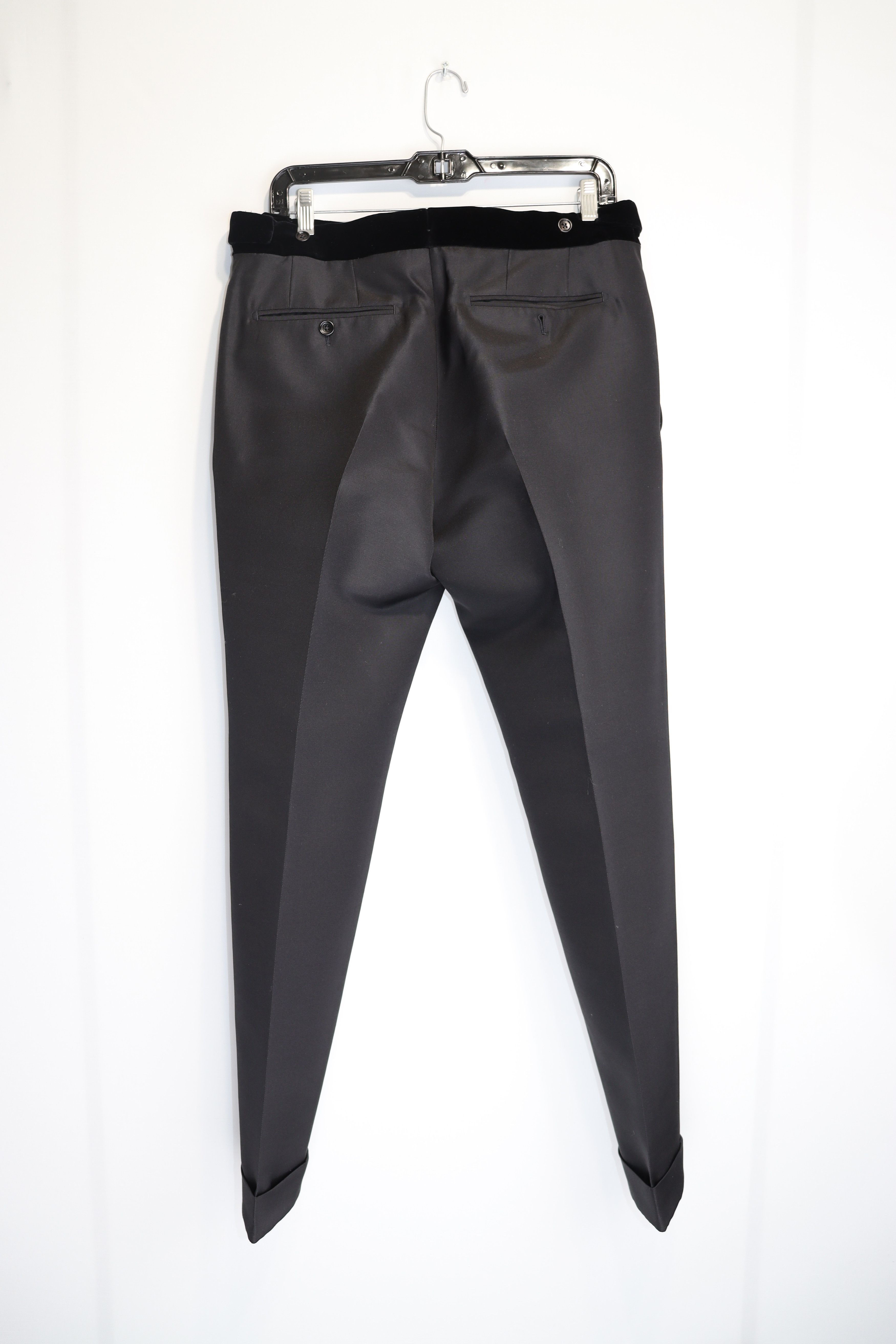 Tom Ford o1rshd1 Velvet Lapel Evening Suit in Black Size US S / EU 44-46 / 1 - 10 Thumbnail