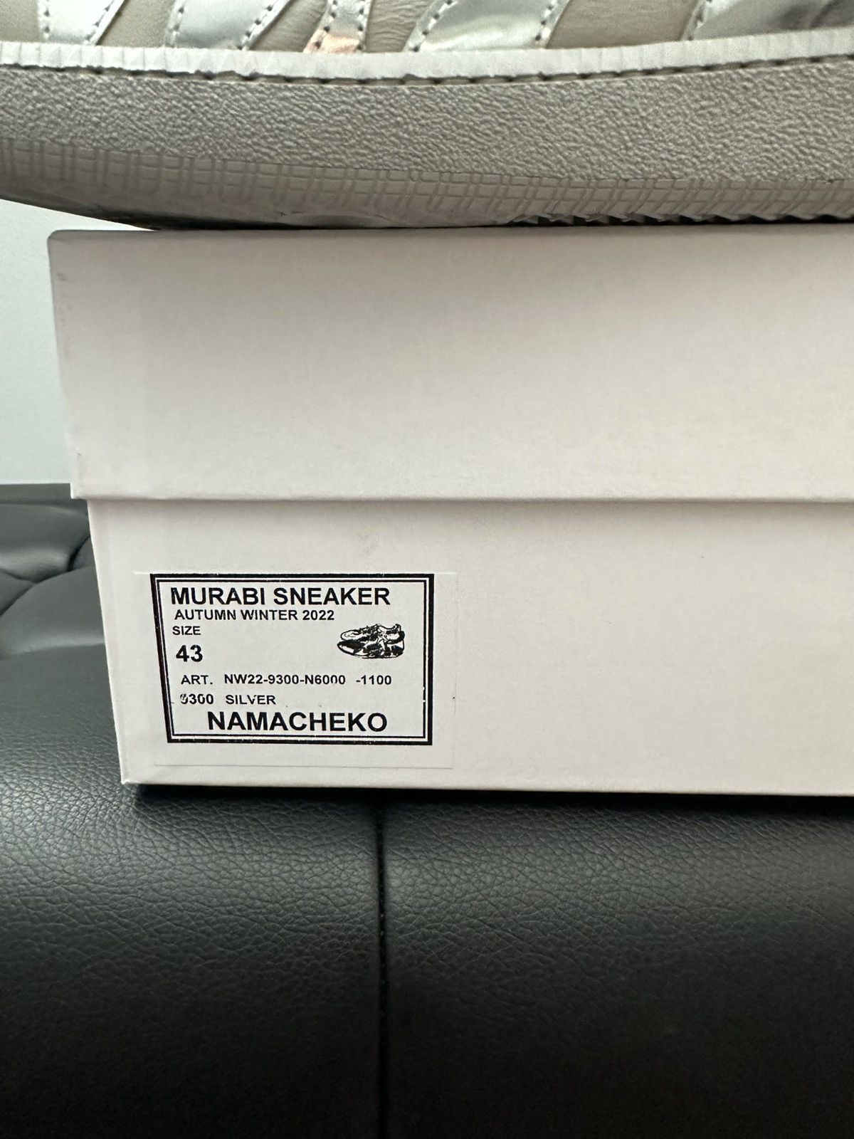 Namacheko Namacheko AW22 Murabi GAT Sneakers Silver Size US 10 / EU 43 - 16 Thumbnail
