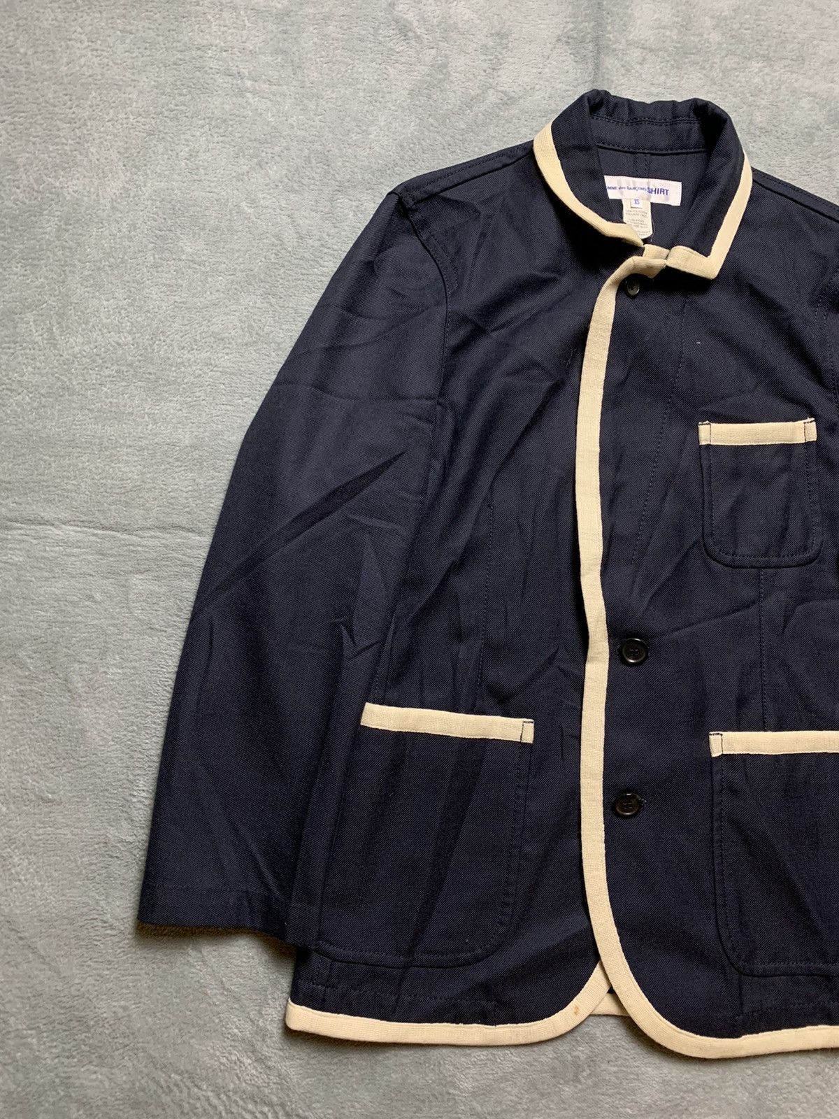 Comme des Garcons SHIRT COMME DES GARCONS SHIRT POLY LINING BLAZER Size 38R - 2 Thumbnail