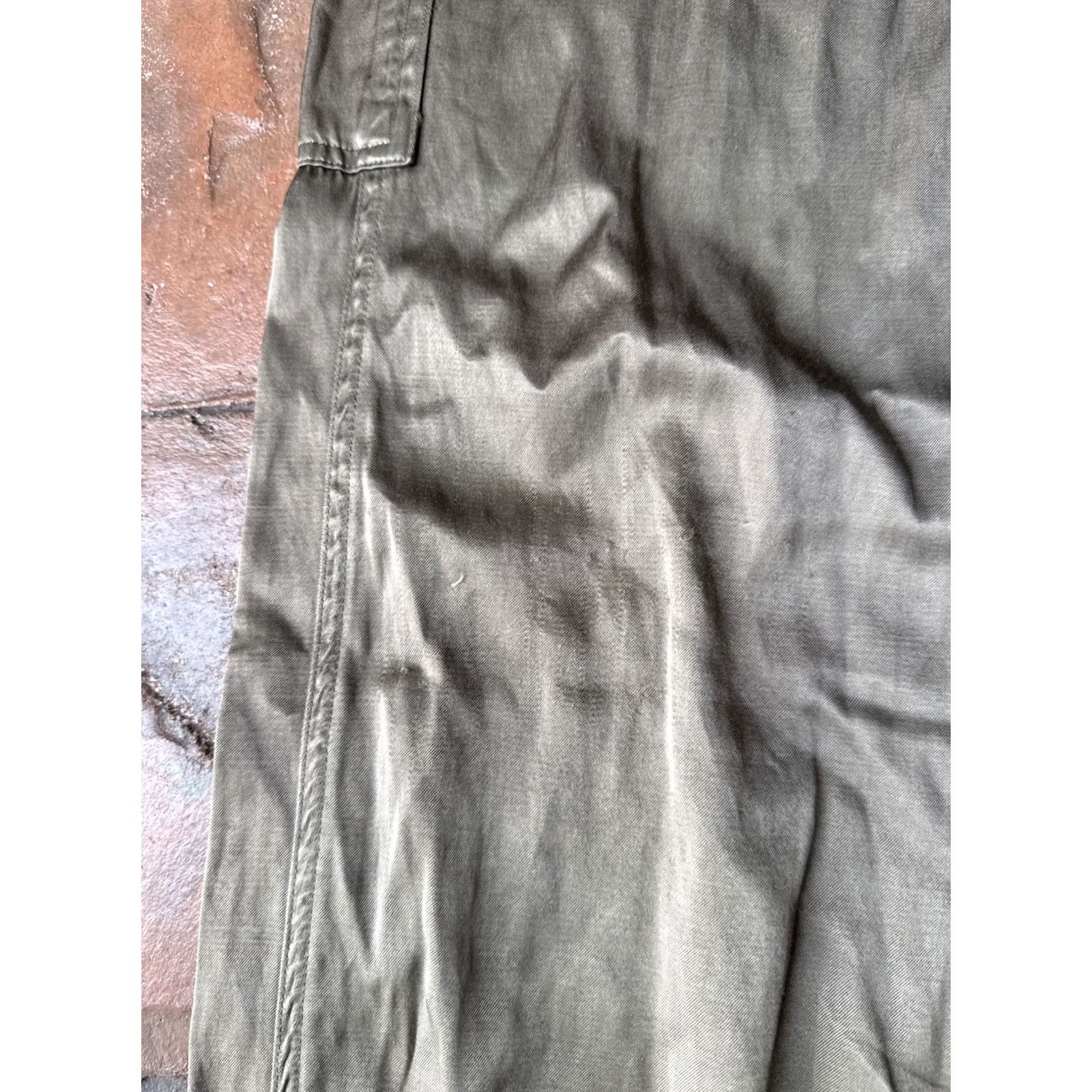 Vintage VINTAGE Z Cavaricii Satin Cargo Jogger Pants Women’s 1 Brown Size 30" / US 8 / IT 44 - 7 Thumbnail