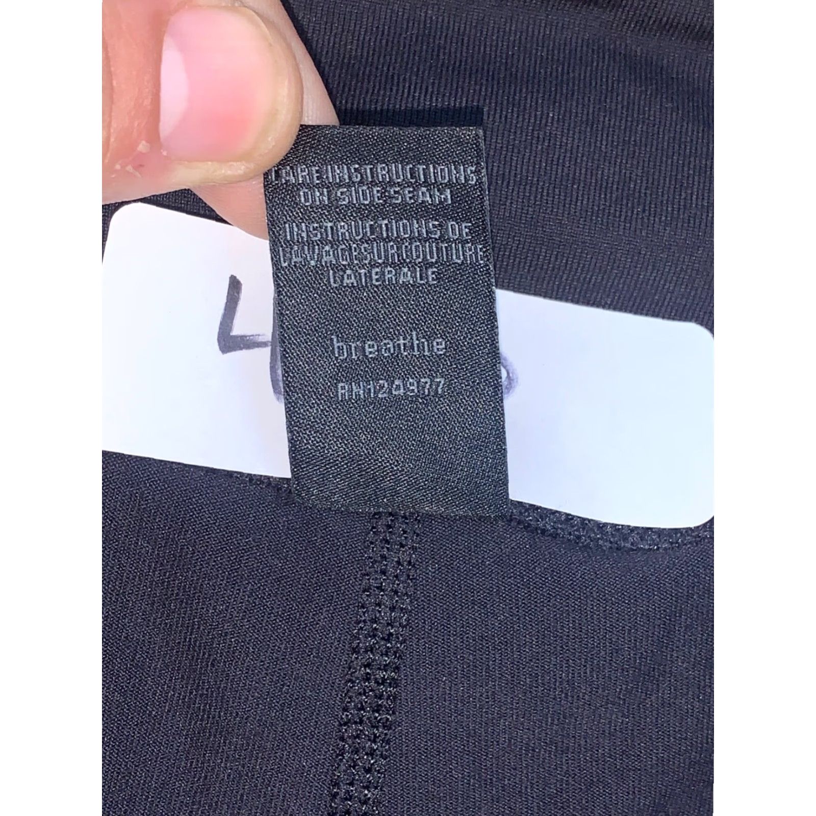 Prana prAna Capri Leggings Black M Women Outdoor Casual Activewear Capri Style Size 32" / US 10 / IT 46 - 4 Thumbnail