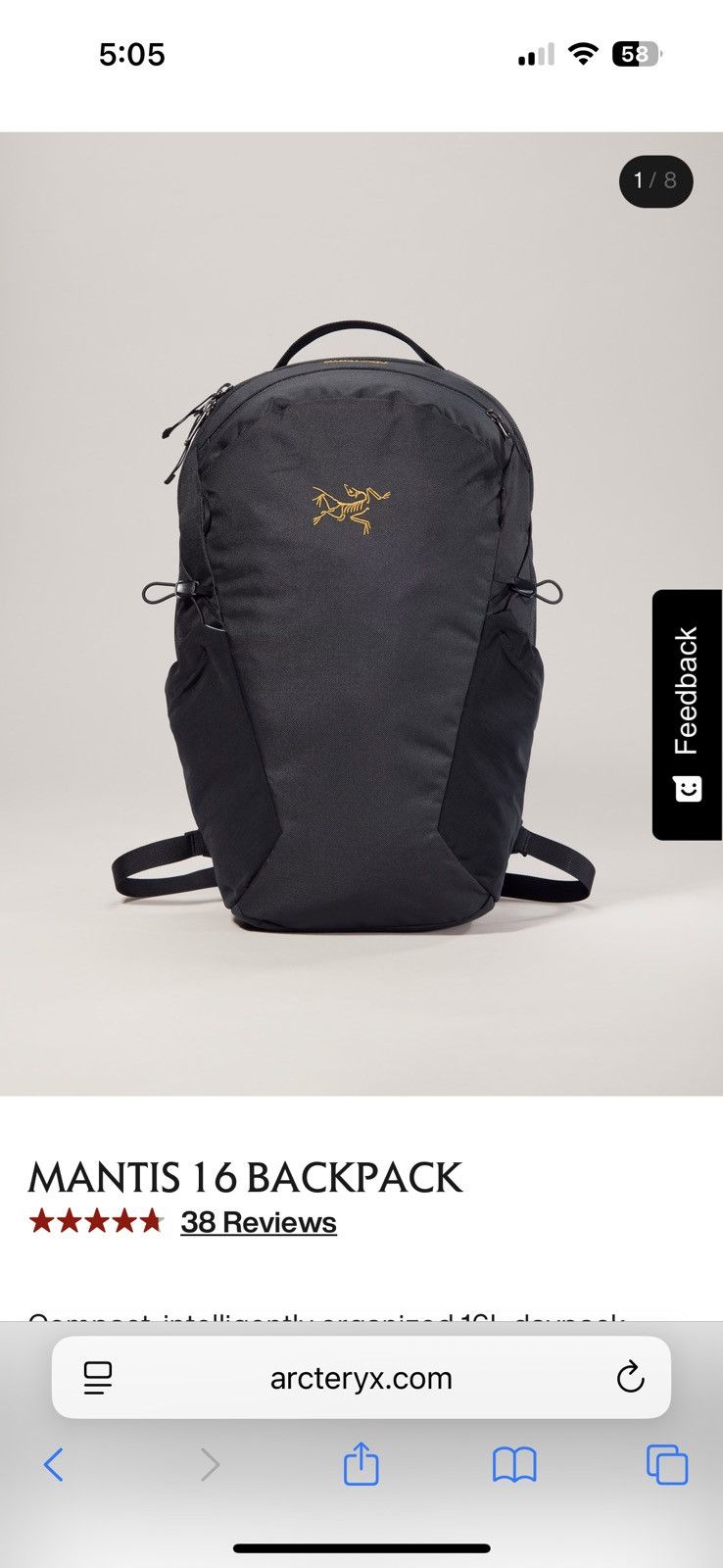 Arc'teryx Arcteryx Matis 16 Backpack Size ONE SIZE - 7 Thumbnail