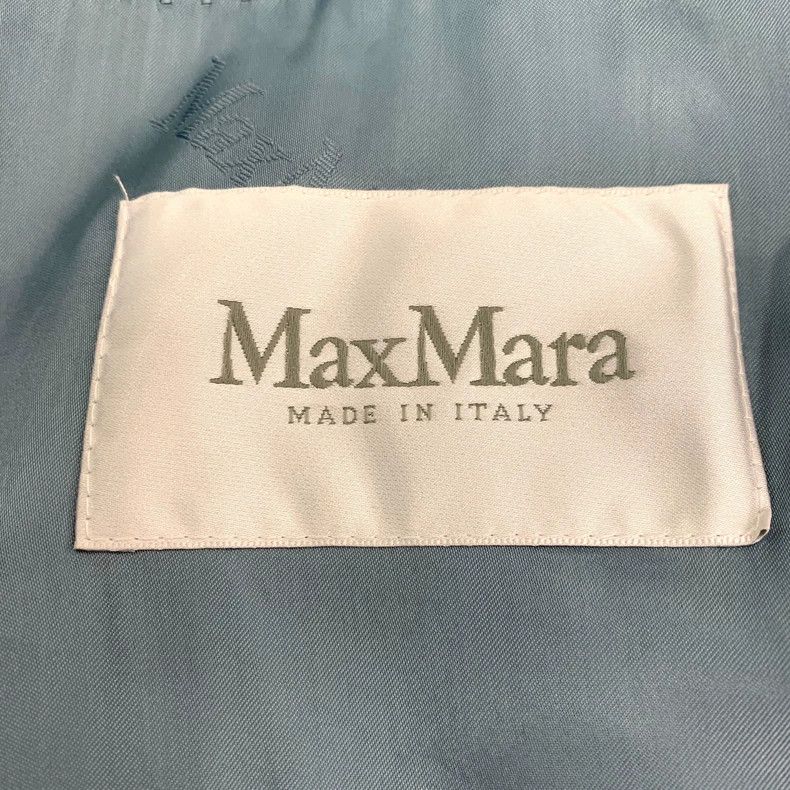 Max Mara Max Mara Blue hooded lapel belted cashmere coat Size XXS / US 00 / IT 34 - 5 Thumbnail