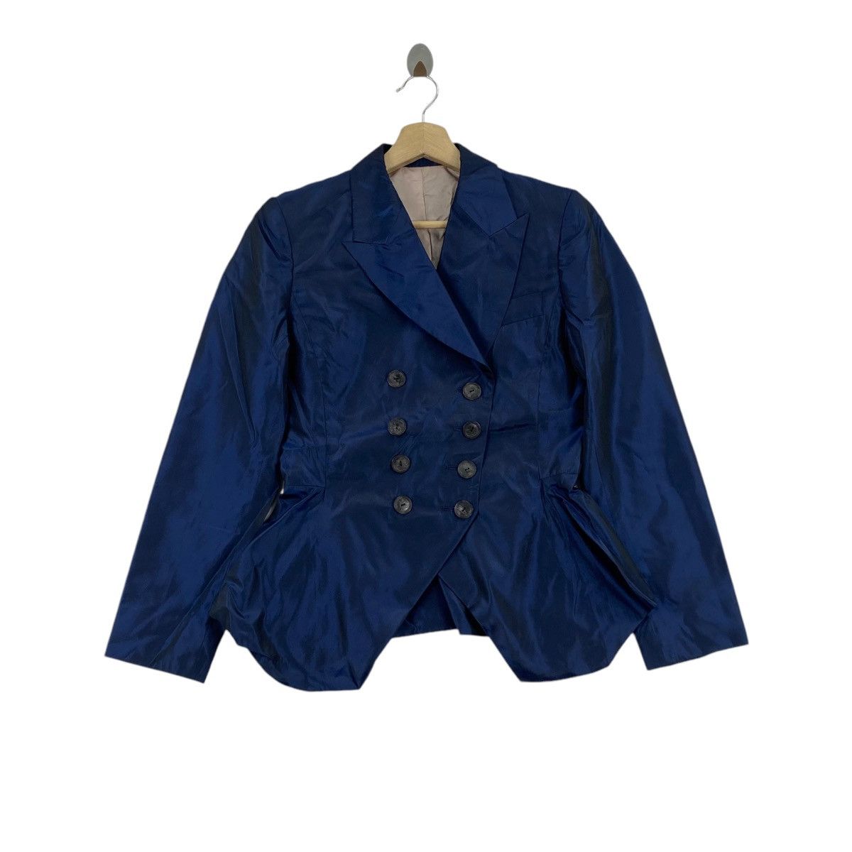Jean Paul Gaultier Vintage JEAN PAUL GAULTIER Classique Blue Short Blazer Coat Size S / US 4 / IT 40 - 1 Thumbnail