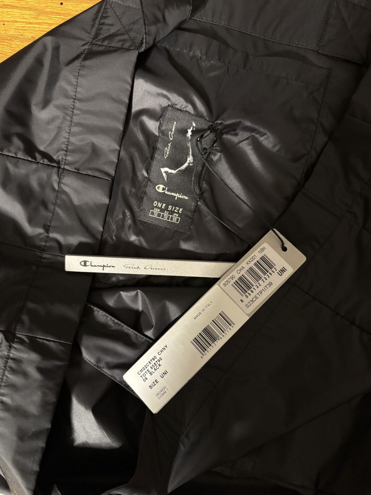Rick Owens Rick Owens Champion Pentagram Tote Bag Size ONE SIZE - 3 Thumbnail