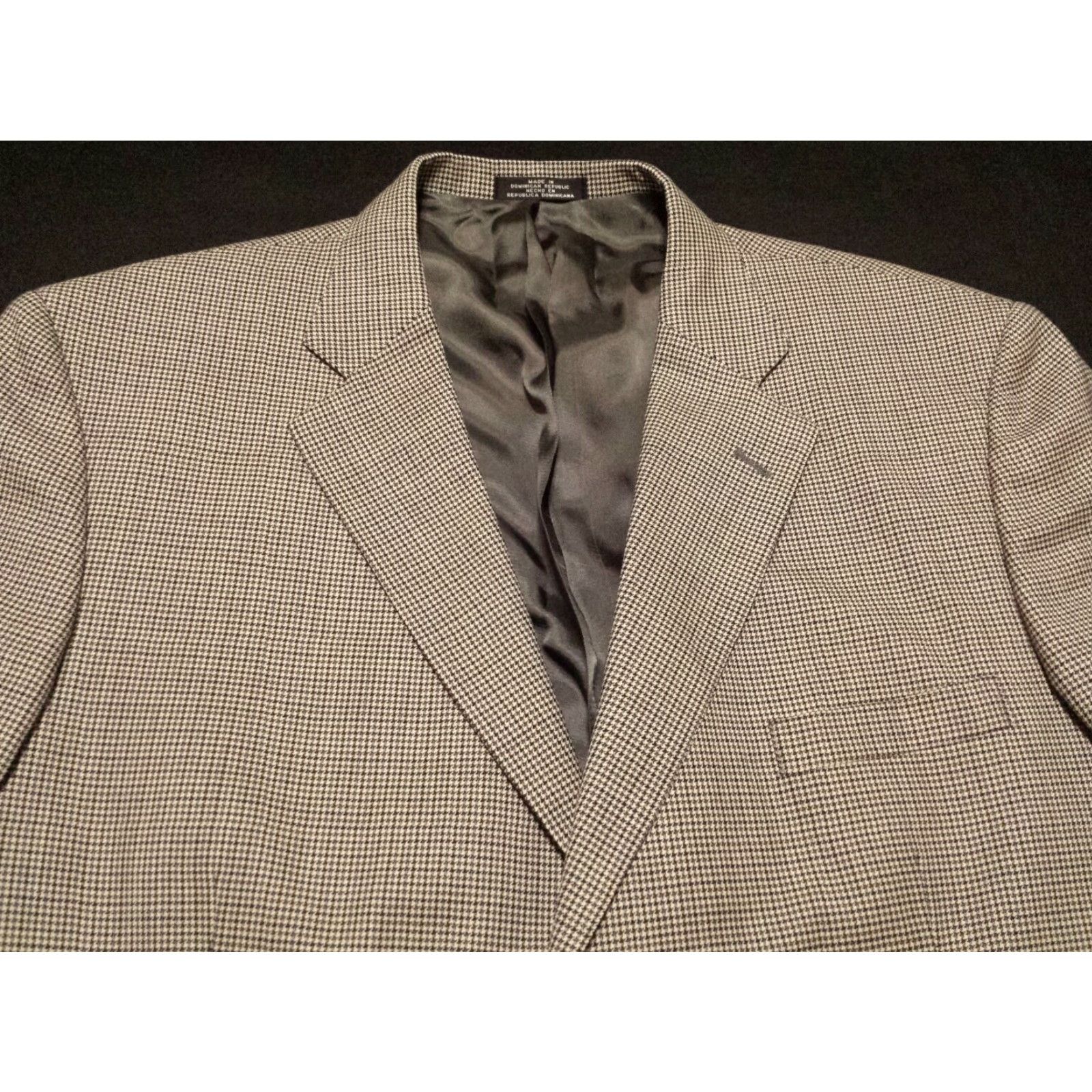 Stafford Stafford Blazer 46L Multicolor Plaid Wool Long Sleeve 2 Button Single-Breasted Mens Shirt Size US XXL / EU 58 / 5 - 3 Thumbnail