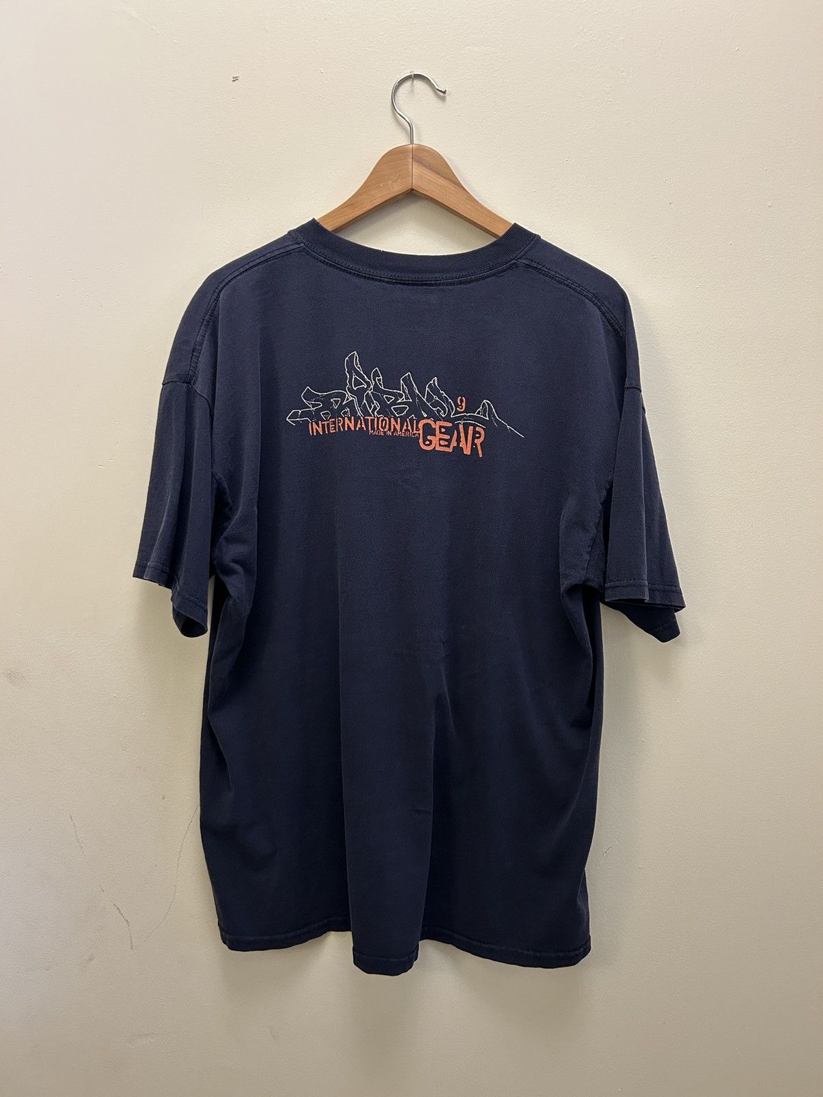 Tribal Streetwear × Vintage Vintage Tribal USA international gear navy blue XL Size US XL / EU 56 / 4 - 3 Thumbnail