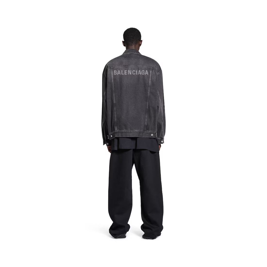 Balenciaga o1srvl11e1124 Mirror Padded Jacket in Black Size US XL / EU 56 / 4 - 3 Thumbnail