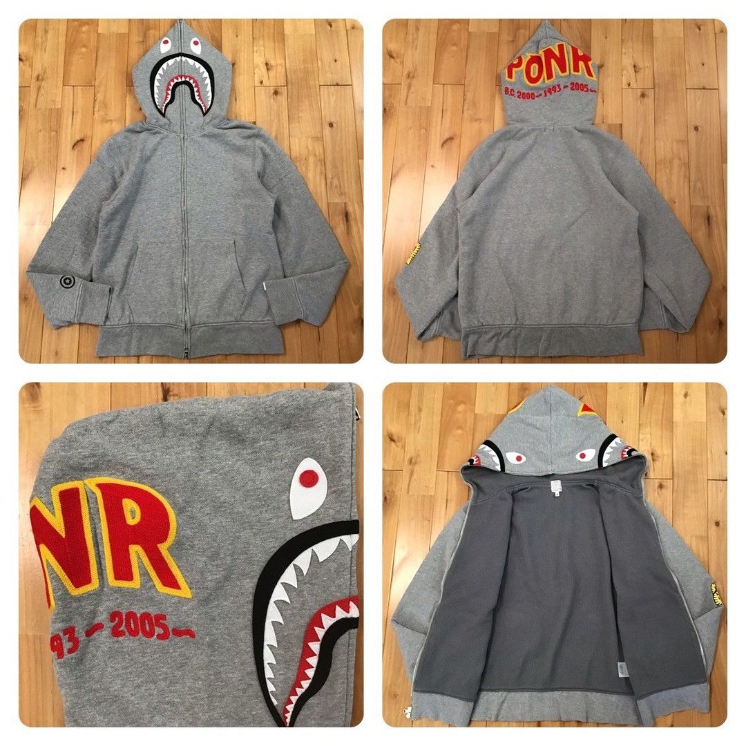 Bape 2024 BAPE 2nd Shark full zip hoodie a bathing ape PONR Size US M / EU 48-50 / 2 - 1 Thumbnail