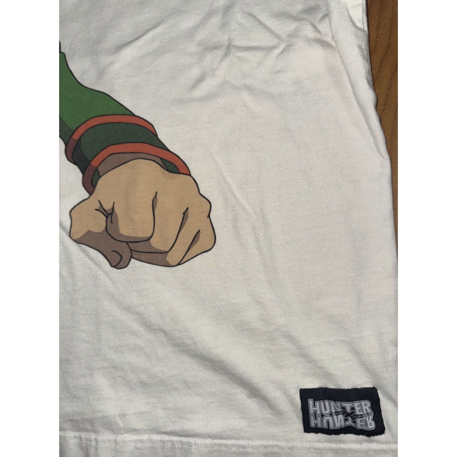 Hunter Dumbgood x Hunter x Hunter Gon Graphic T-Shirt White XL 24x27 Anime Streetwear Size US XL / EU 56 / 4 - 3 Thumbnail