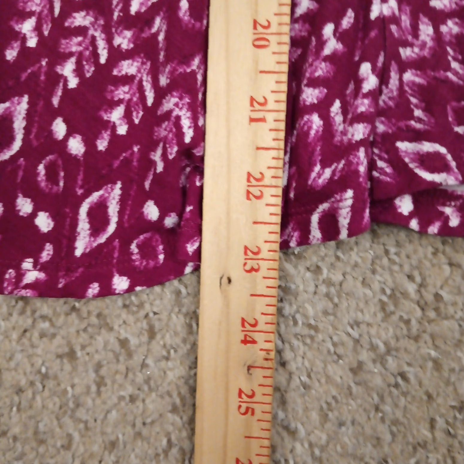 Loft LOFT Skirt XL Purple Geometric Knee Length Pull On Lightweight A-Line Elastic Waist Women Regular Vintage No (but must not add words) Size 40" / US 18 - 5 Thumbnail