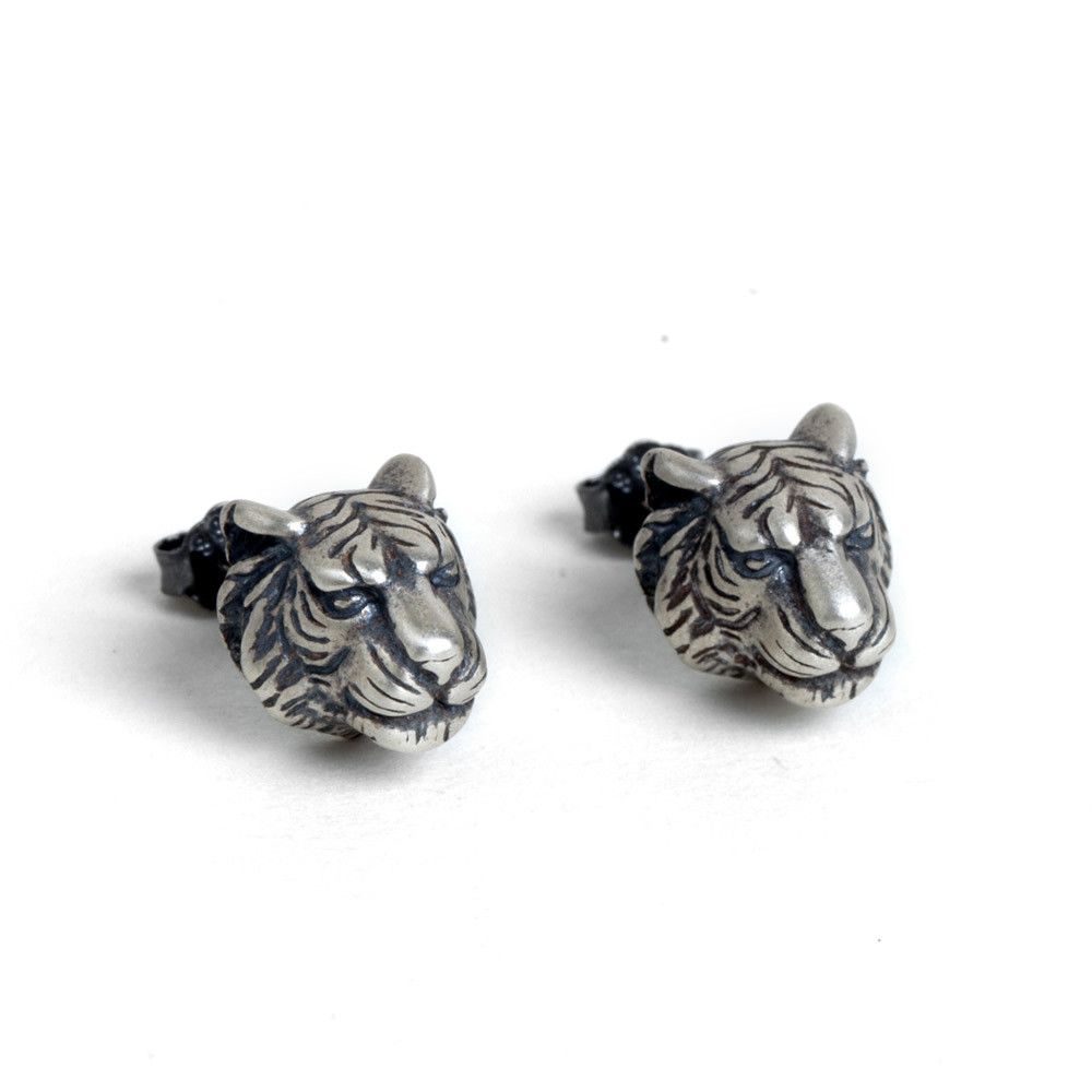 Jewelry Tiger New Trend Earrings One Pairs Chrome Jewelry Size ONE SIZE - 6 Thumbnail
