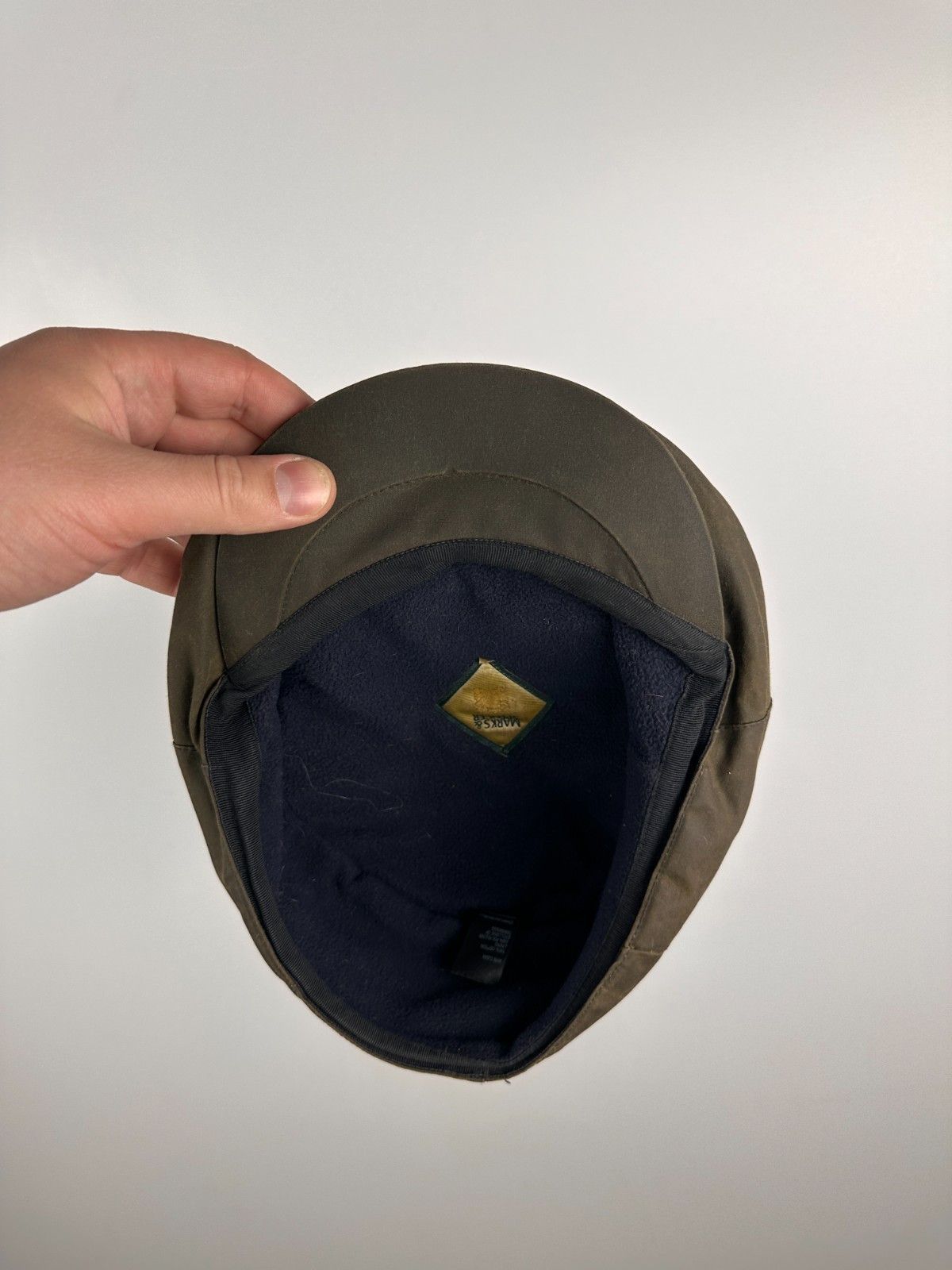 Other M & S Wax Pure Cotton Flat Cap Mens Green Size 7 1\4- 7 3\8 Size ONE SIZE - 6 Thumbnail