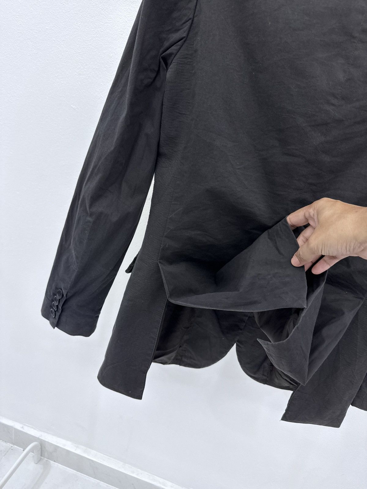 Helmut Lang Vintage Distressed Sunfaded 90s HELMUT LANG Blazer Italy Size S / US 4 / IT 40 - 6 Thumbnail