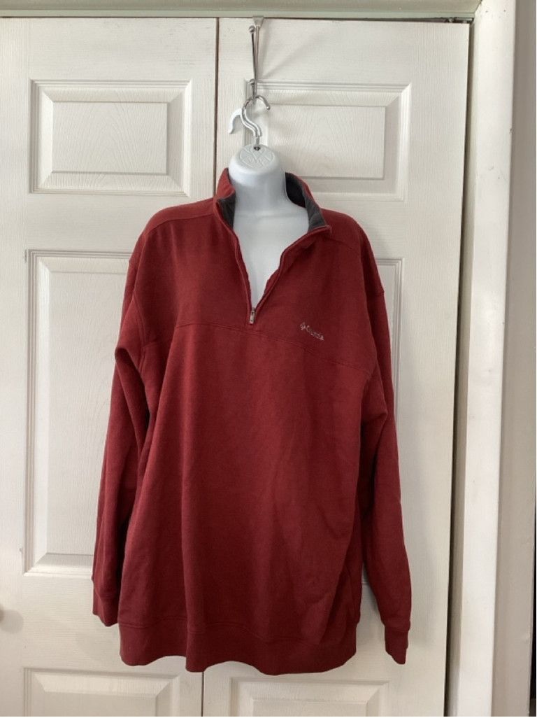 Columbia Men's Columbia Sweatshirt XXL Burgundy Size US XXL / EU 58 / 5 - 1 Thumbnail